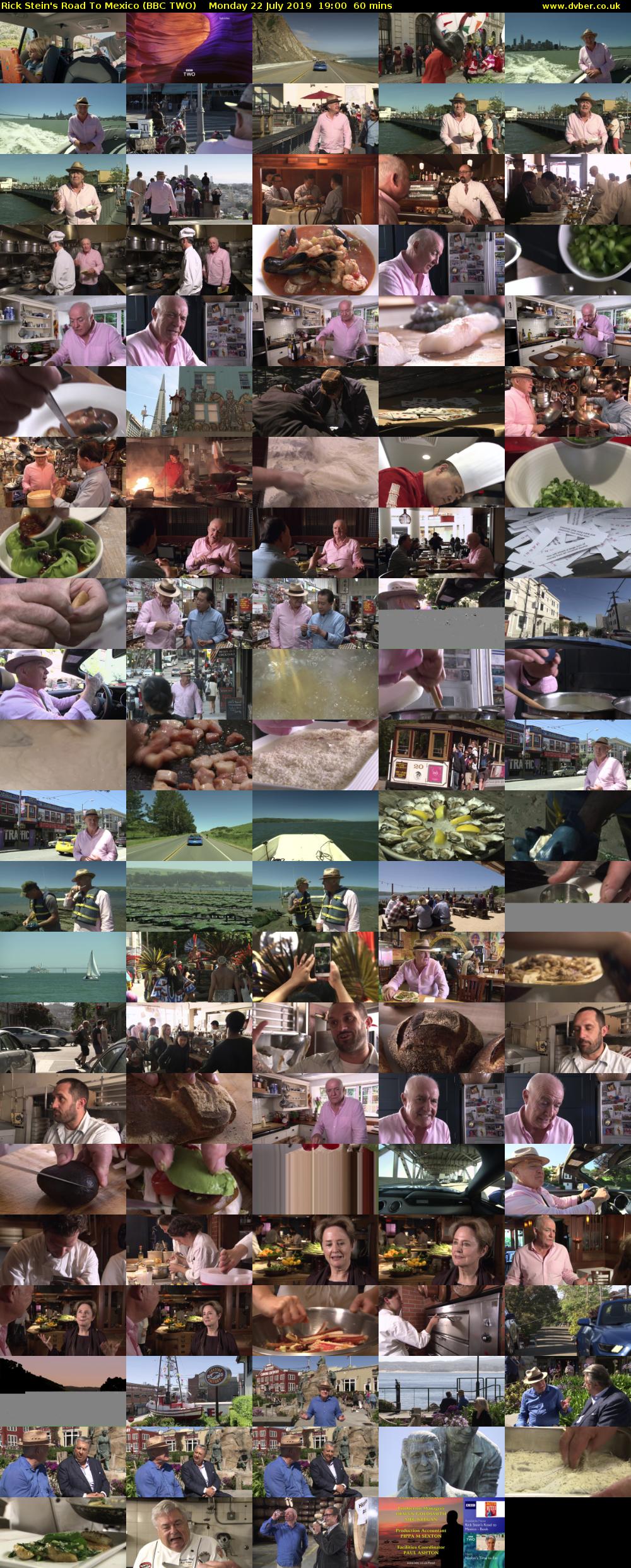 Rick Stein's Road To Mexico (BBC TWO) Monday 22 July 2019 19:00 - 20:00