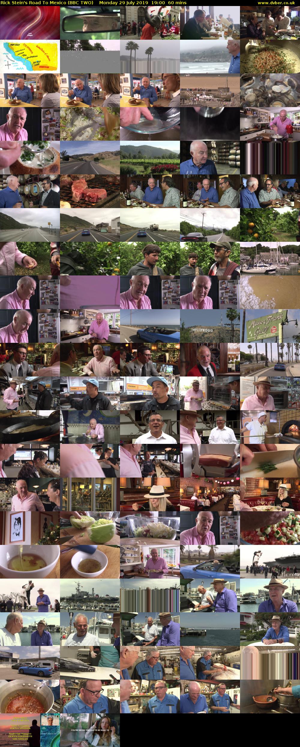 Rick Stein's Road To Mexico (BBC TWO) Monday 29 July 2019 19:00 - 20:00