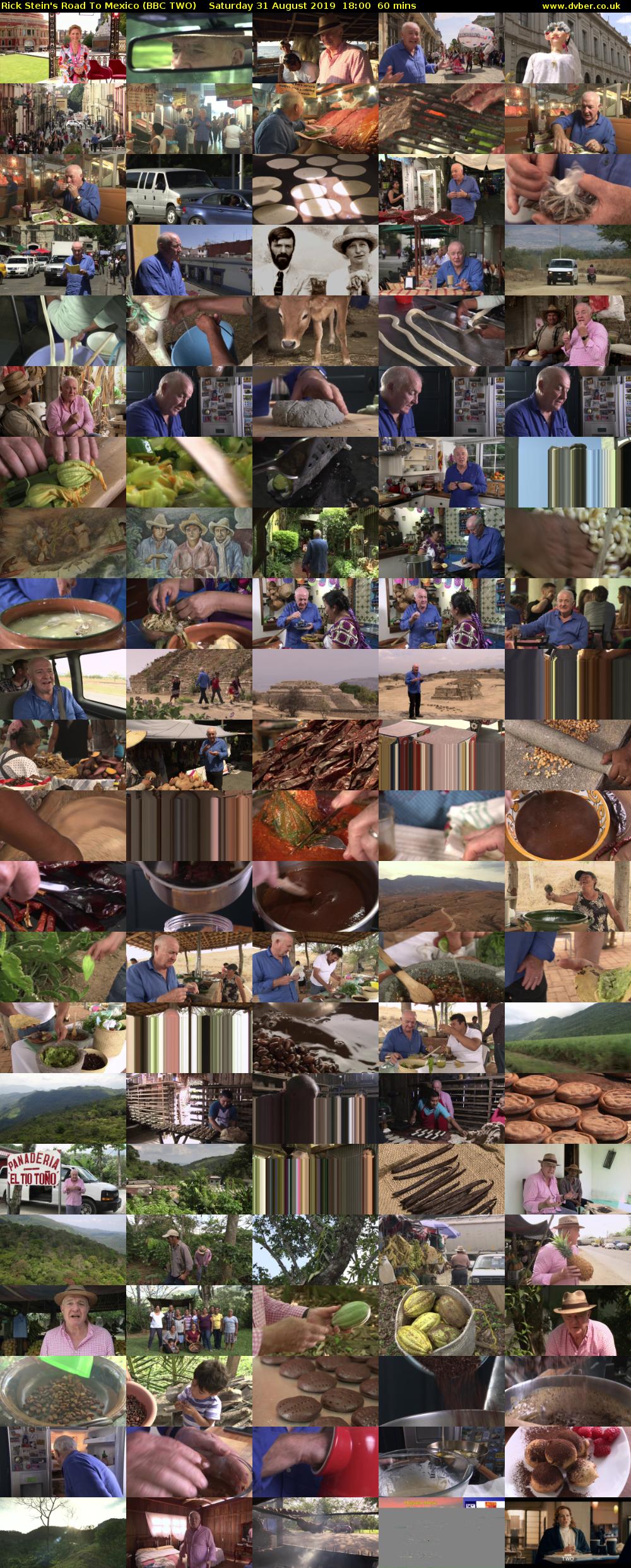 Rick Stein's Road To Mexico (BBC TWO) Saturday 31 August 2019 18:00 - 19:00
