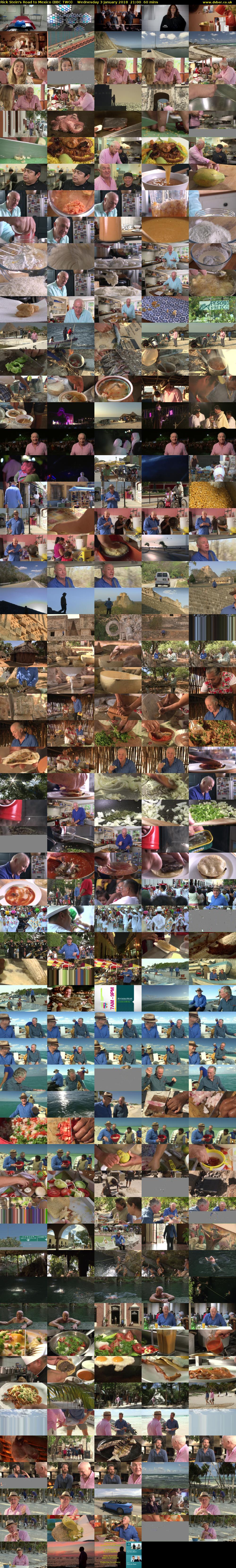 Rick Stein's Road to Mexico (BBC TWO) Wednesday 3 January 2018 21:00 - 22:00