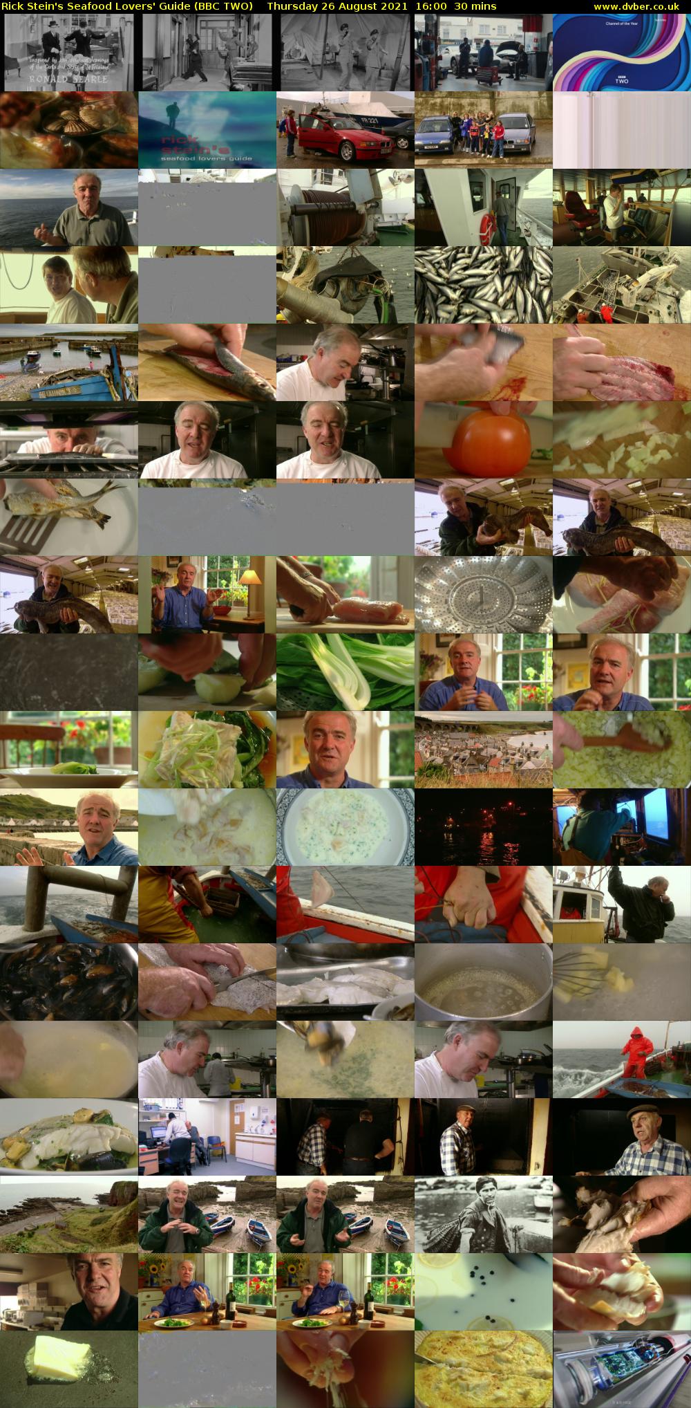 Rick Stein's Seafood Lovers' Guide (BBC TWO) Thursday 26 August 2021 16:00 - 16:30