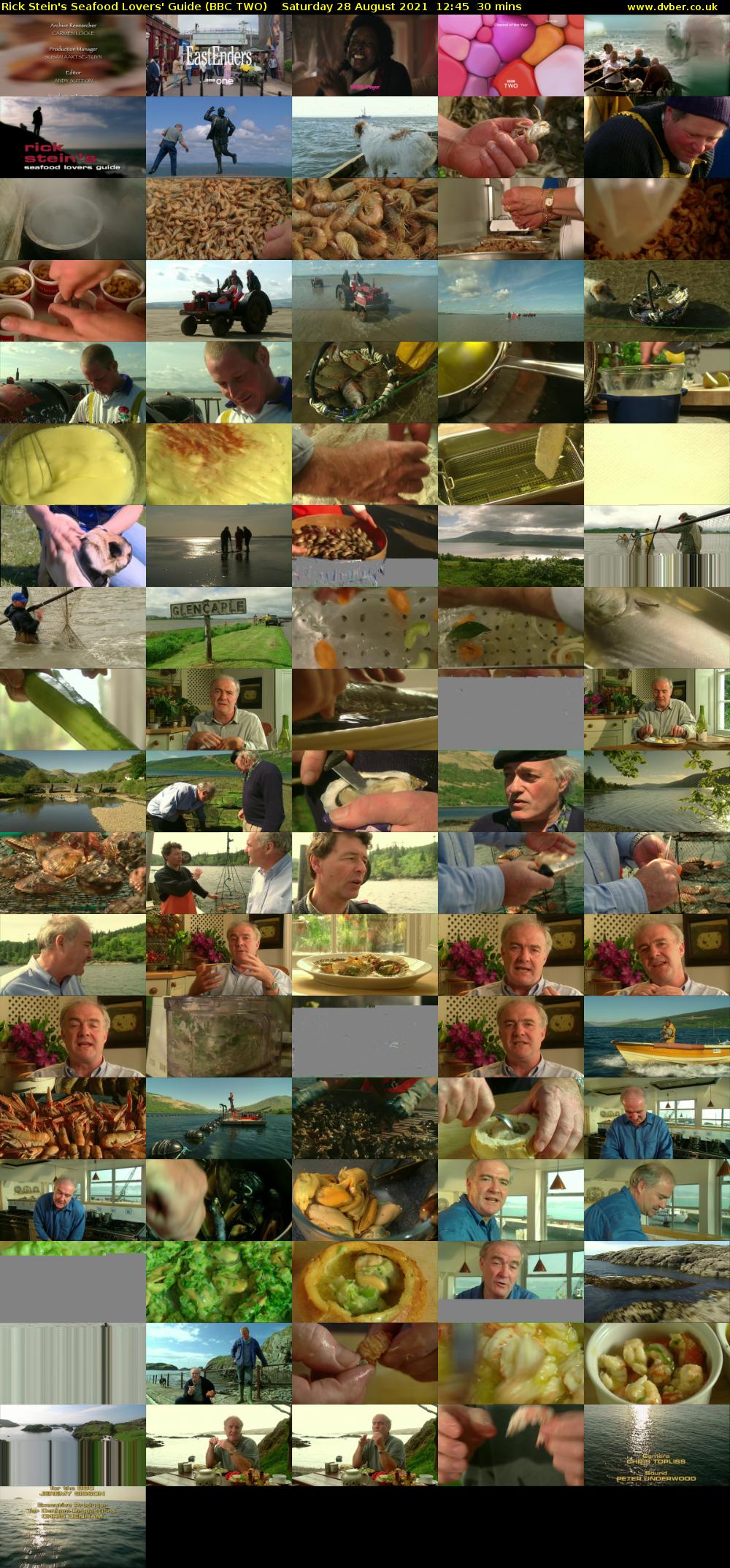 Rick Stein's Seafood Lovers' Guide (BBC TWO) Saturday 28 August 2021 12:45 - 13:15