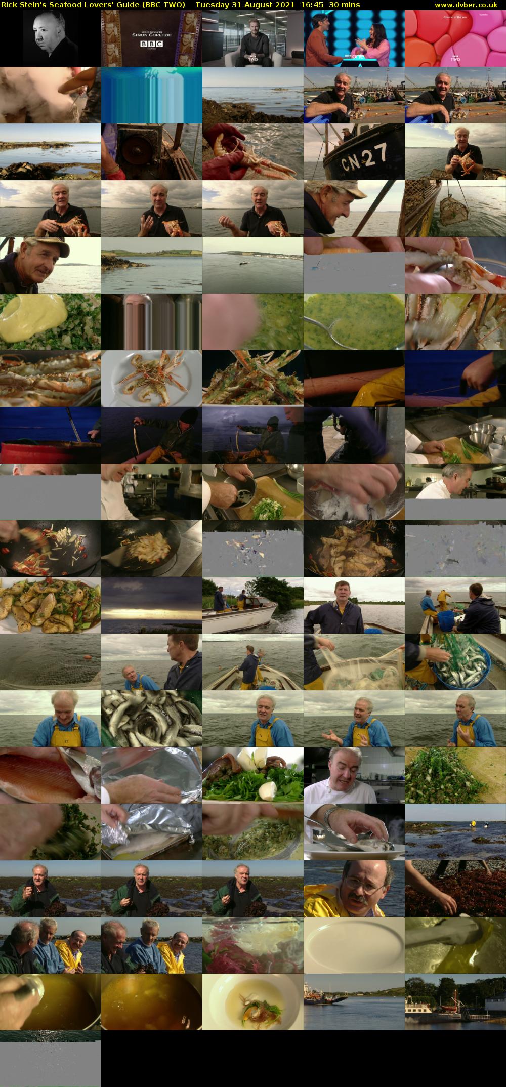 Rick Stein's Seafood Lovers' Guide (BBC TWO) Tuesday 31 August 2021 16:45 - 17:15