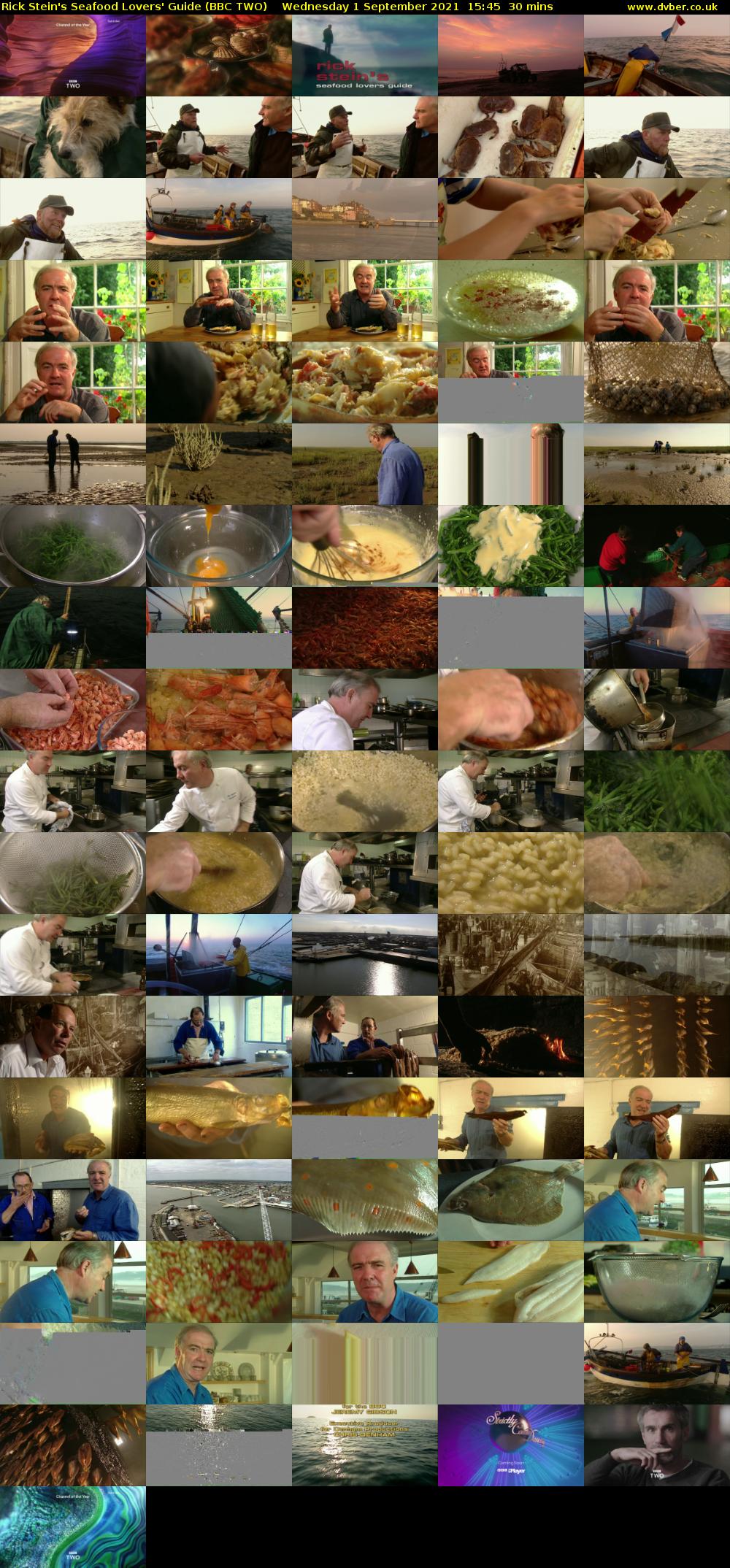 Rick Stein's Seafood Lovers' Guide (BBC TWO) Wednesday 1 September 2021 15:45 - 16:15