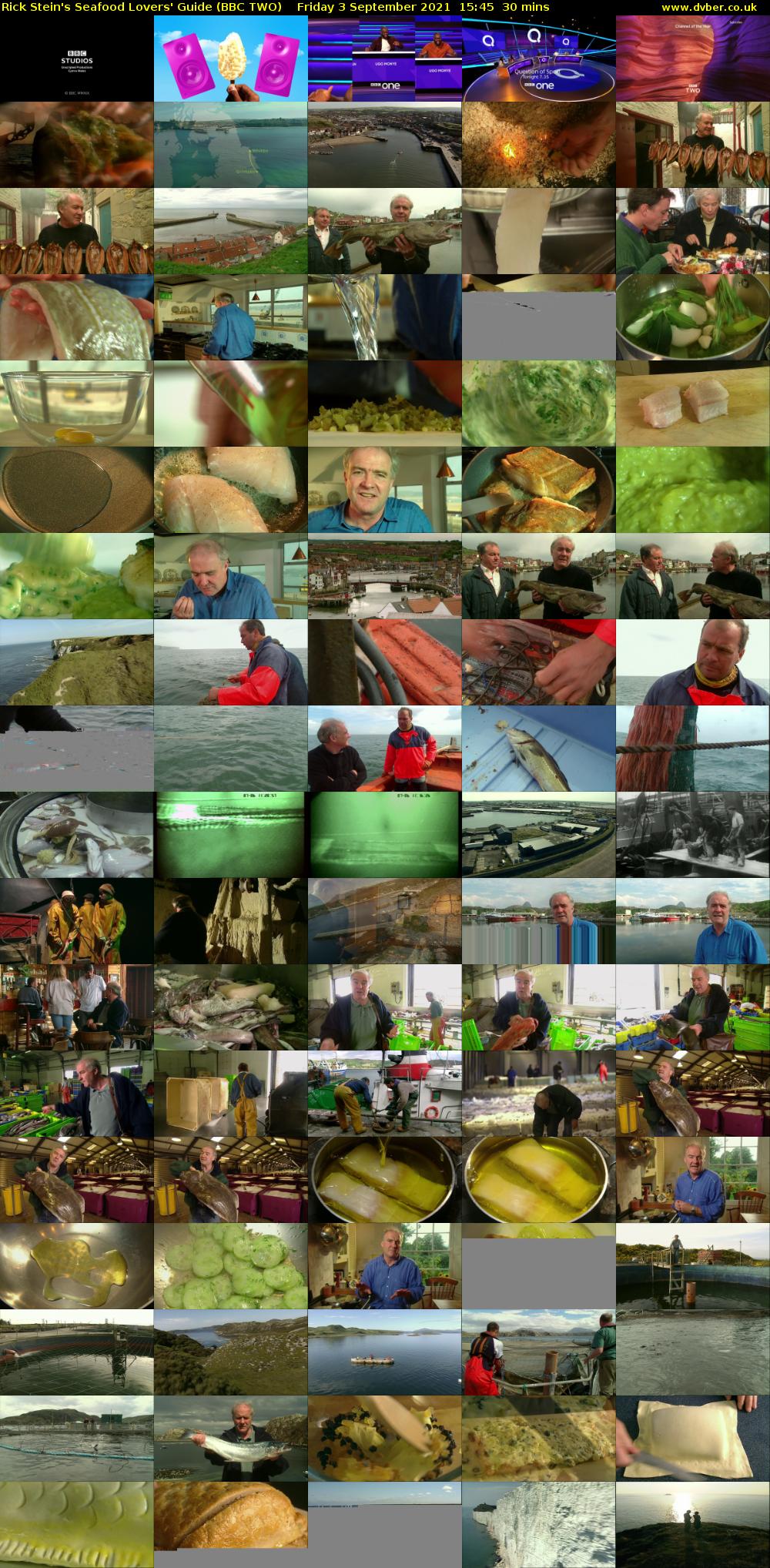 Rick Stein's Seafood Lovers' Guide (BBC TWO) Friday 3 September 2021 15:45 - 16:15