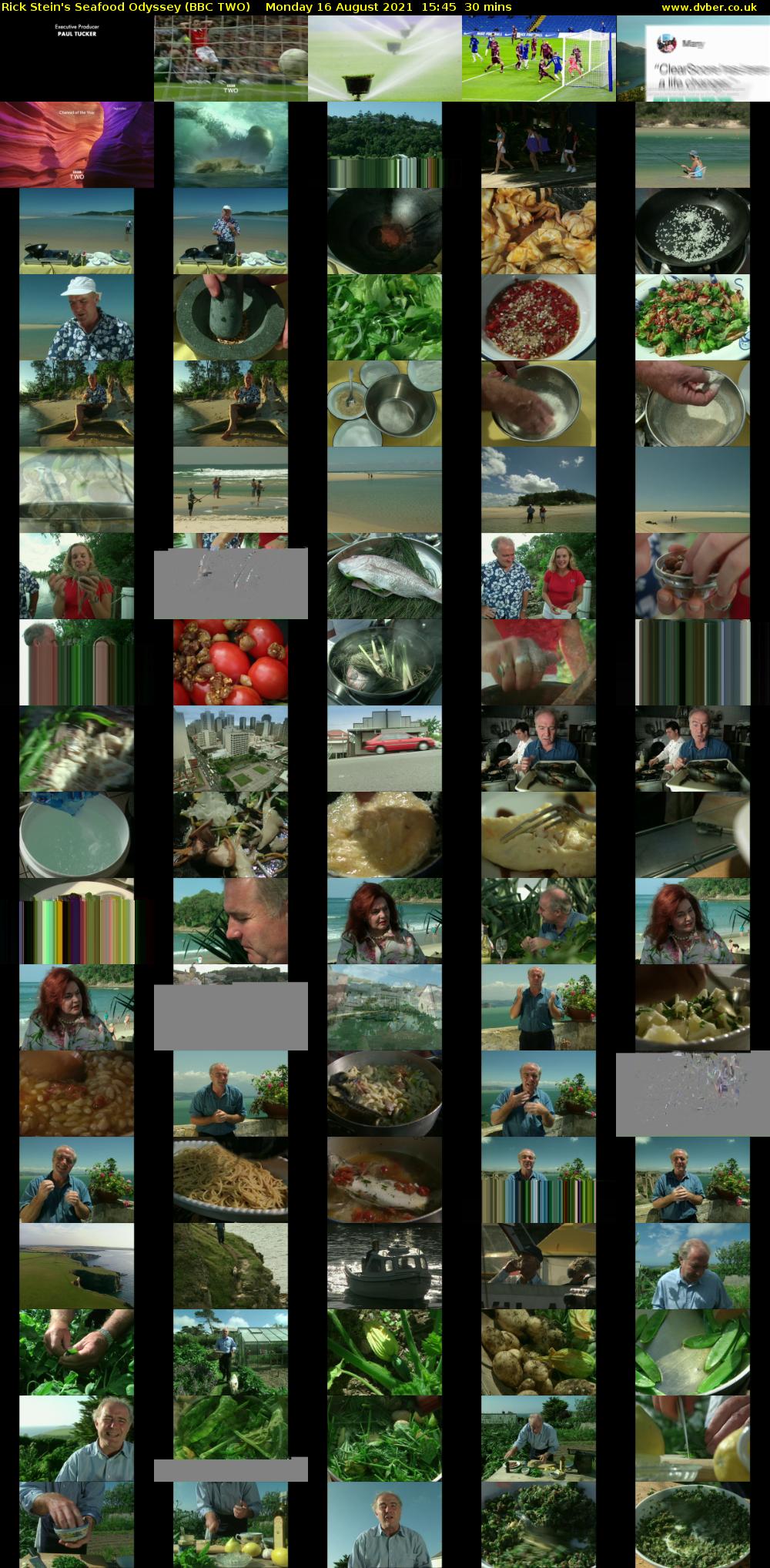 Rick Stein's Seafood Odyssey (BBC TWO) Monday 16 August 2021 15:45 - 16:15