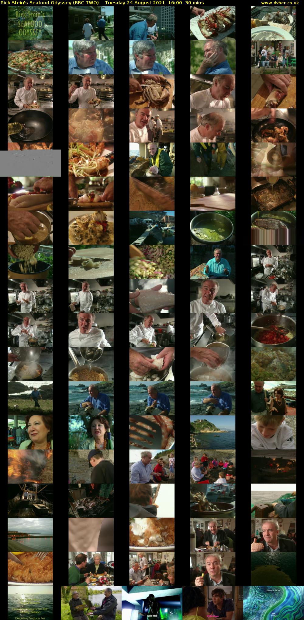 Rick Stein's Seafood Odyssey (BBC TWO) Tuesday 24 August 2021 16:00 - 16:30