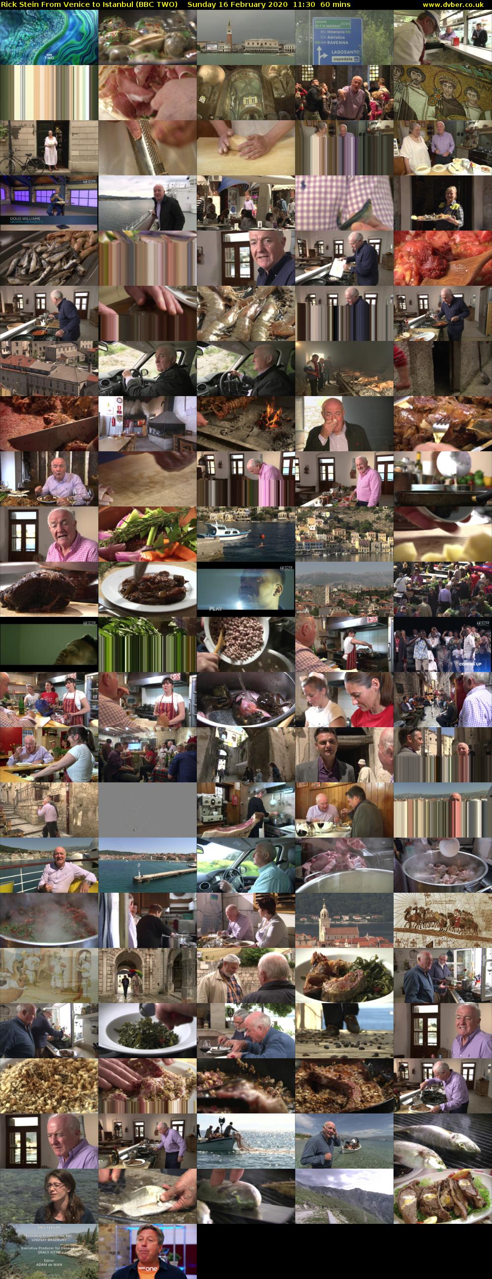 Rick Stein From Venice to Istanbul (BBC TWO) Sunday 16 February 2020 11:30 - 12:30