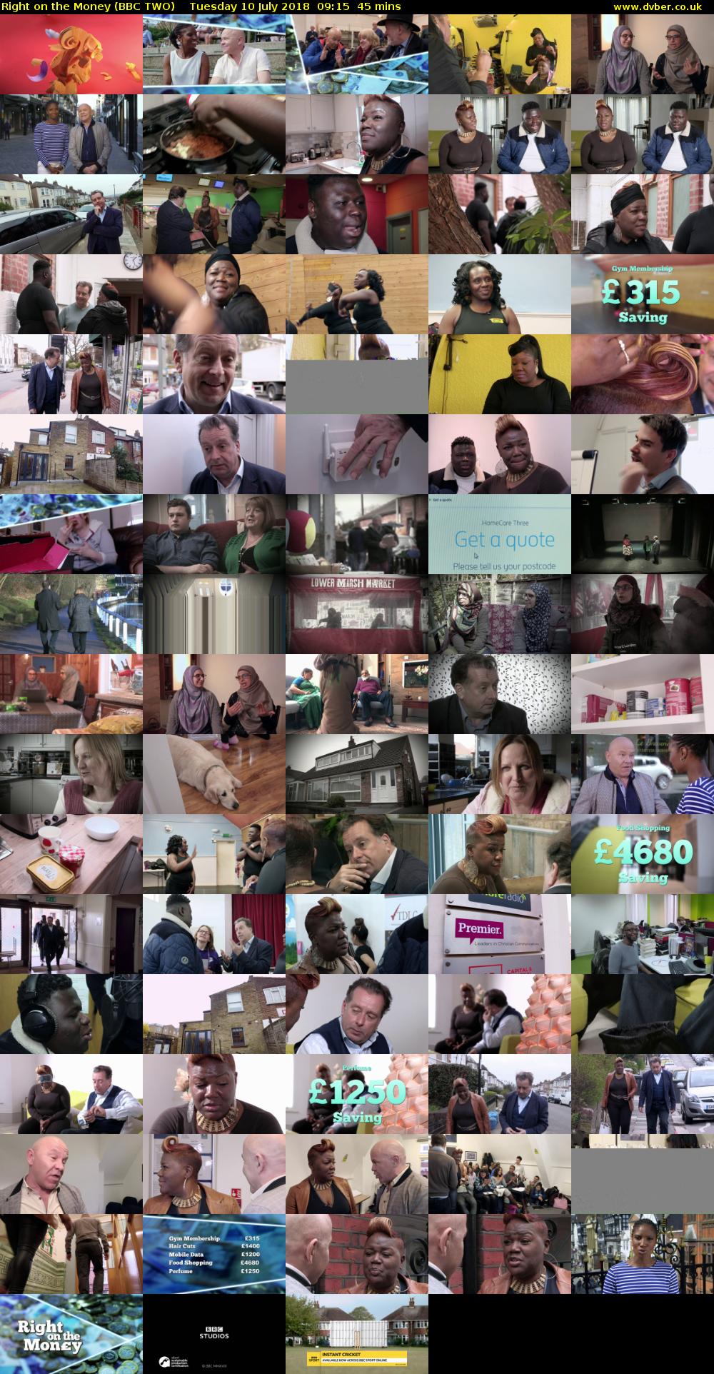 Right on the Money (BBC TWO) Tuesday 10 July 2018 09:15 - 10:00