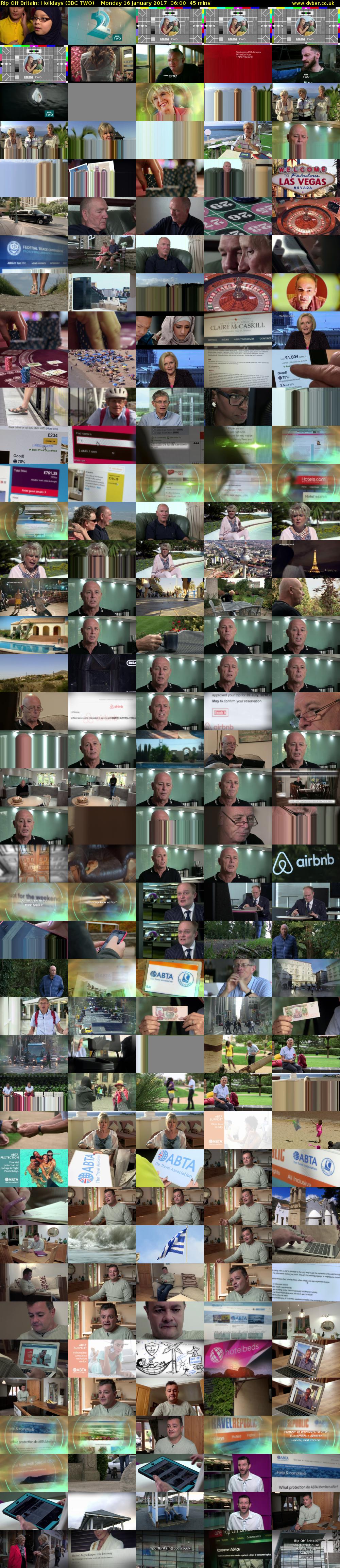 Rip Off Britain: Holidays (BBC TWO) Monday 16 January 2017 06:00 - 06:45