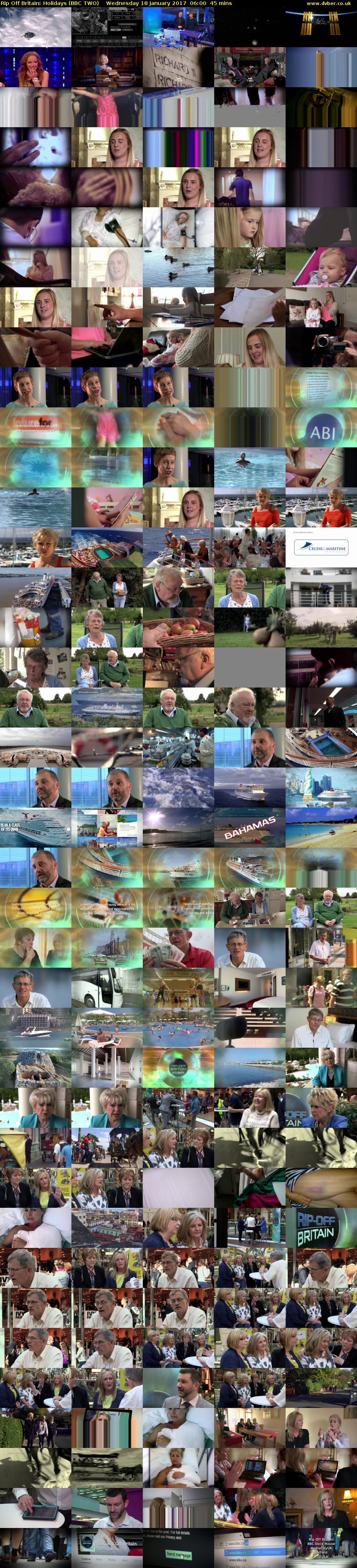 Rip Off Britain: Holidays (BBC TWO) Wednesday 18 January 2017 06:00 - 06:45