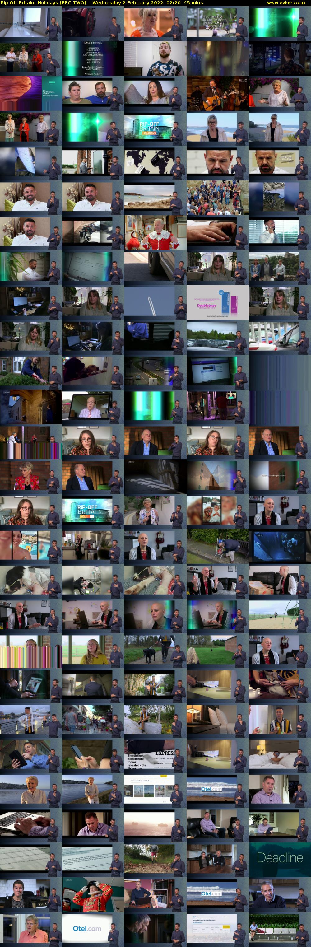 Rip Off Britain: Holidays (BBC TWO) Wednesday 2 February 2022 02:20 - 03:05
