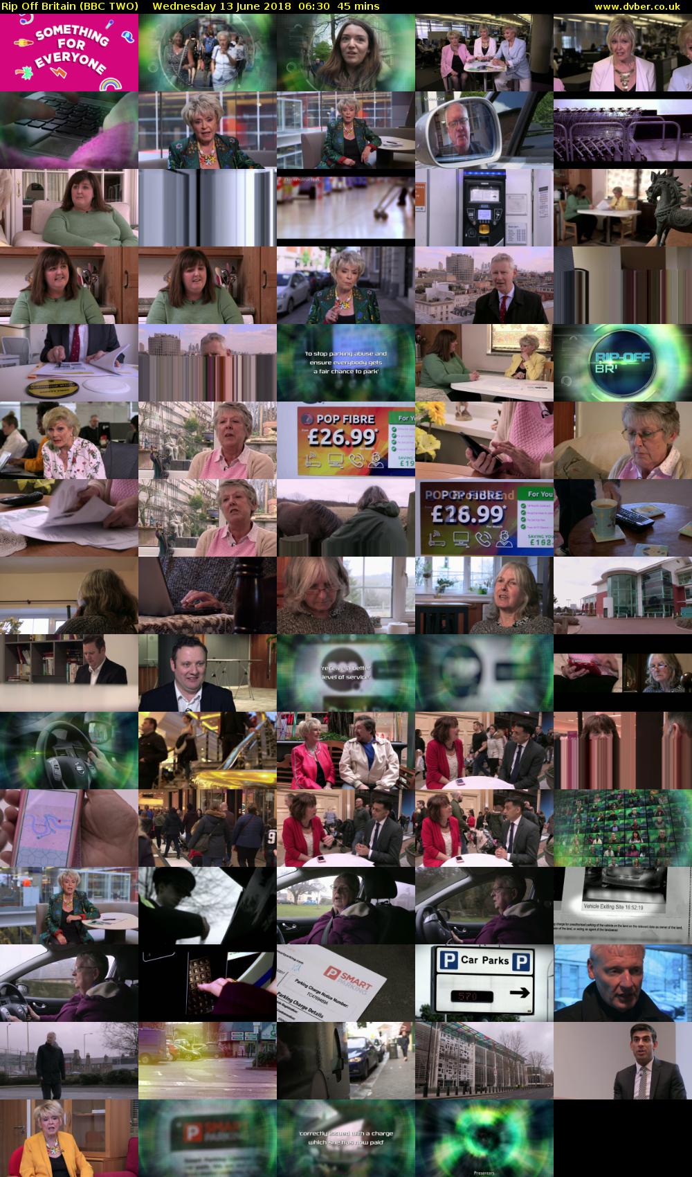 Rip Off Britain (BBC TWO) Wednesday 13 June 2018 06:30 - 07:15