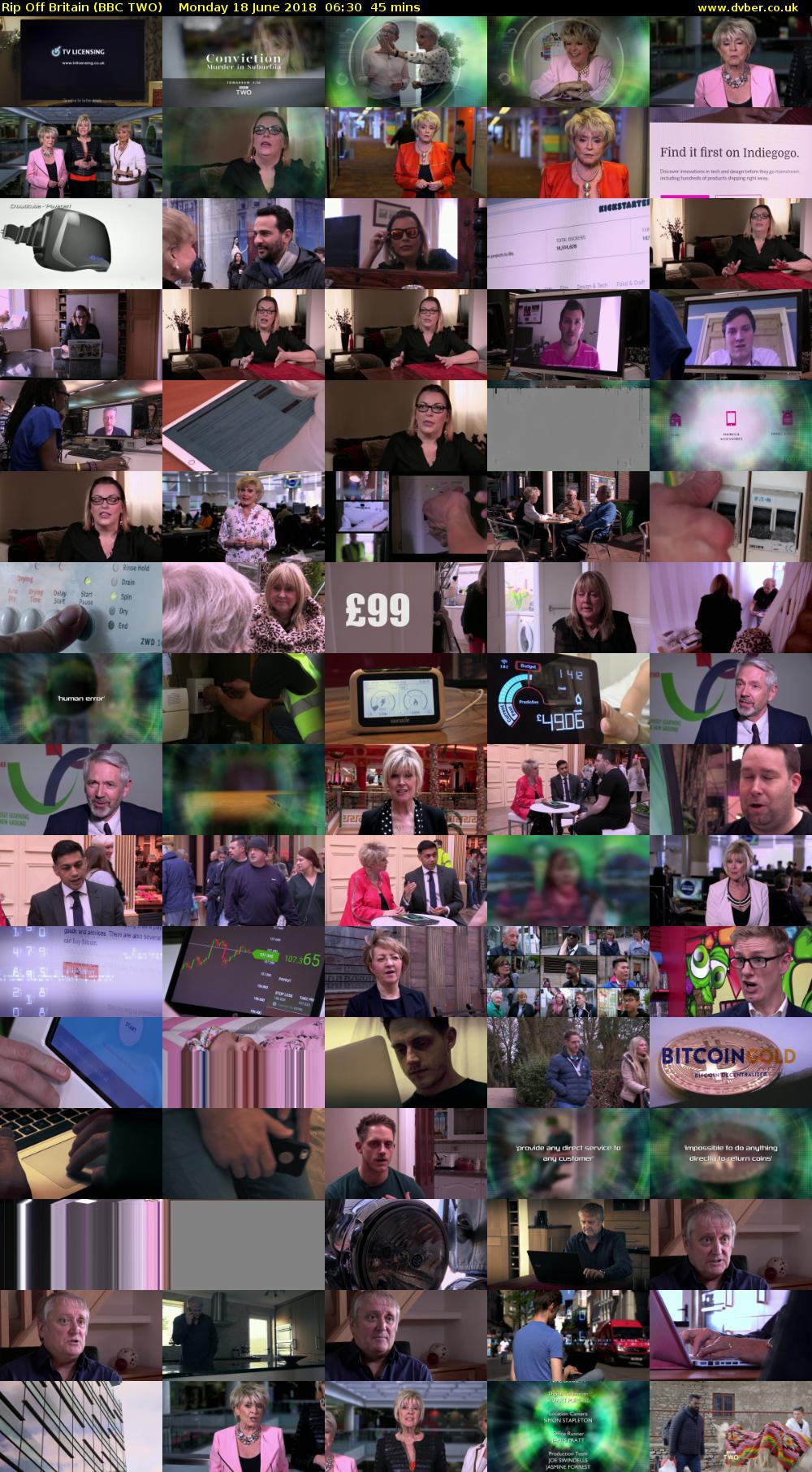 Rip Off Britain (BBC TWO) Monday 18 June 2018 06:30 - 07:15
