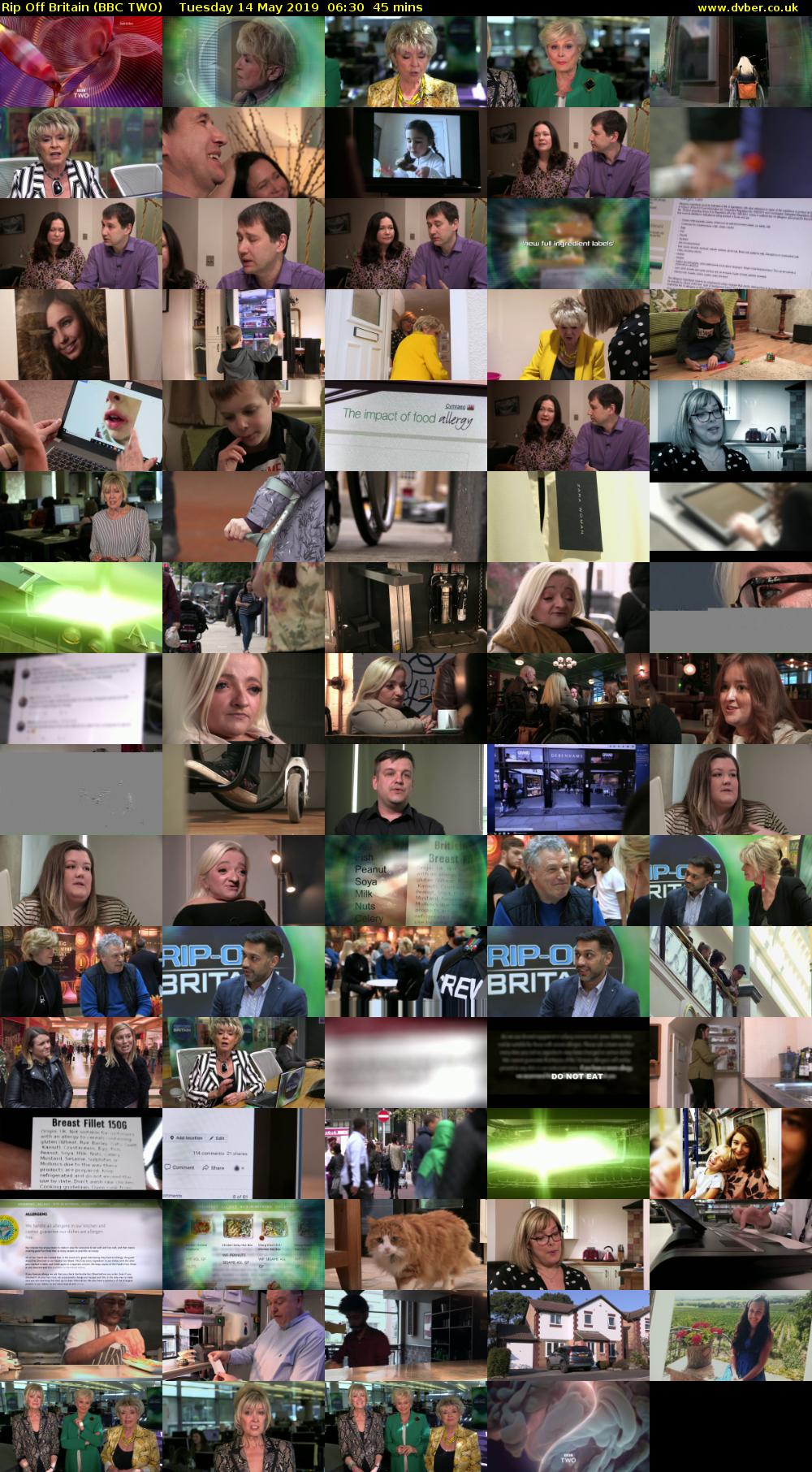 Rip Off Britain (BBC TWO) Tuesday 14 May 2019 06:30 - 07:15