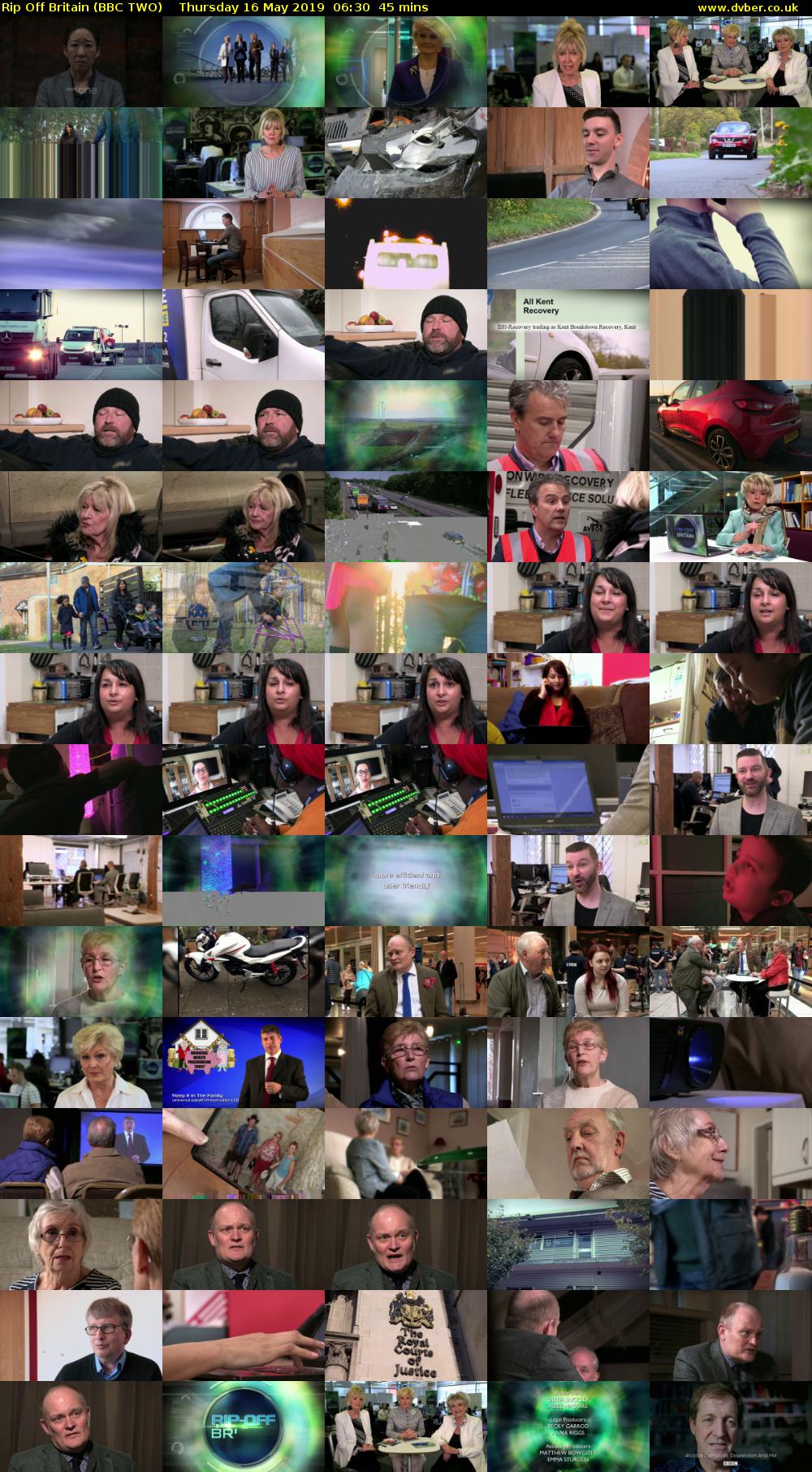 Rip Off Britain (BBC TWO) Thursday 16 May 2019 06:30 - 07:15