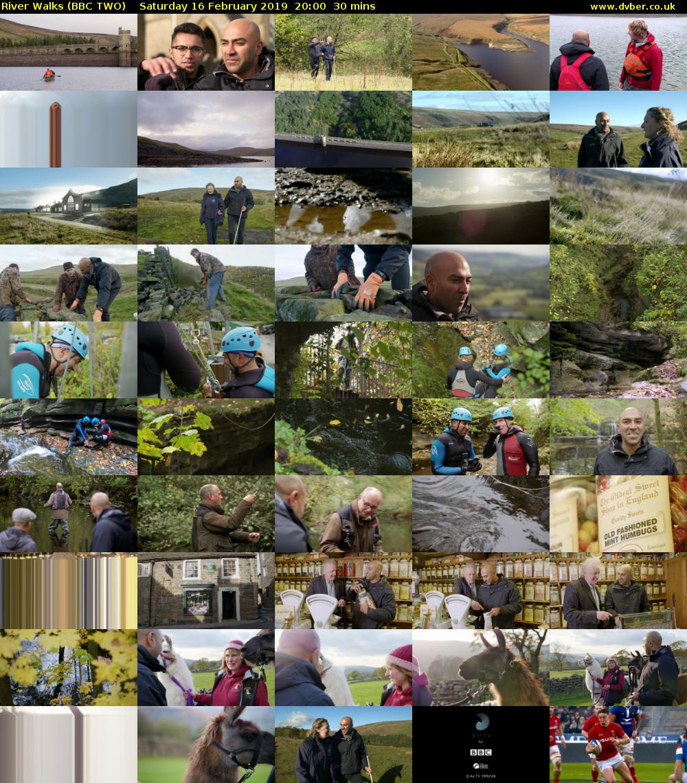River Walks (BBC TWO) Saturday 16 February 2019 20:00 - 20:30