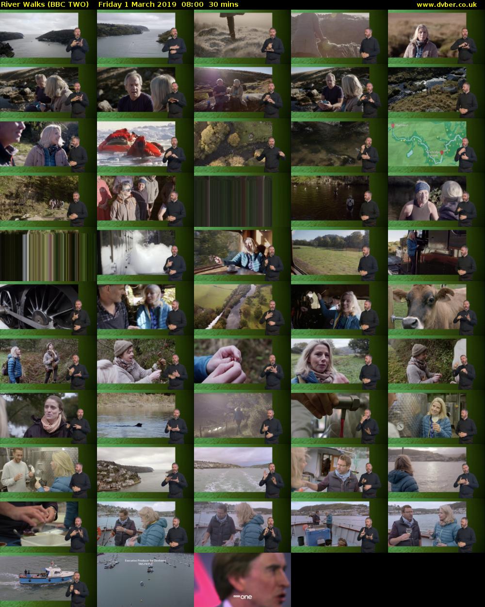 River Walks (BBC TWO) Friday 1 March 2019 08:00 - 08:30