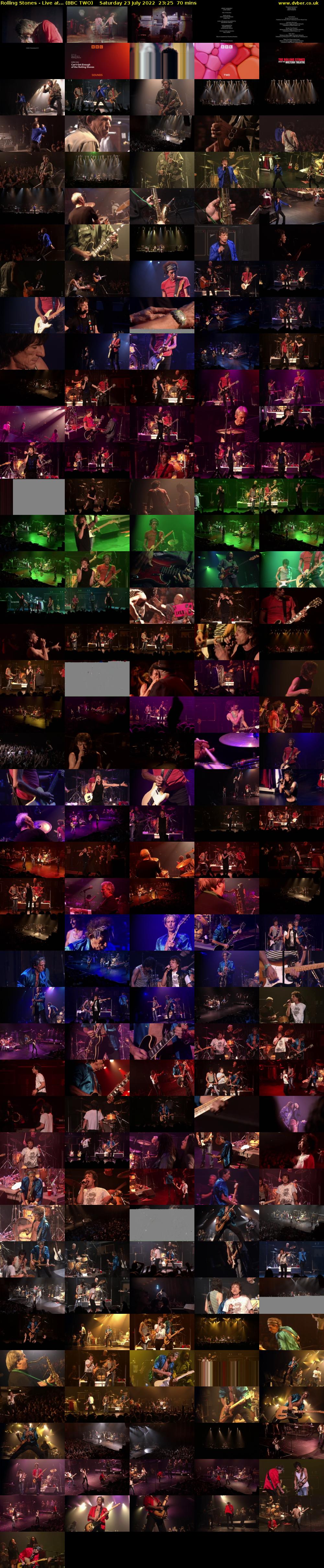 Rolling Stones - Live at... (BBC TWO) Saturday 23 July 2022 23:25 - 00:35