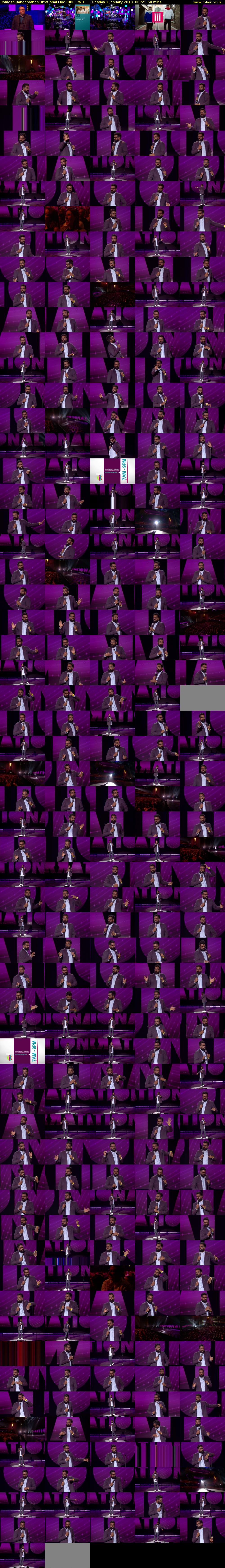 Romesh Ranganathan: Irrational Live (BBC TWO) Tuesday 2 January 2018 00:55 - 01:55