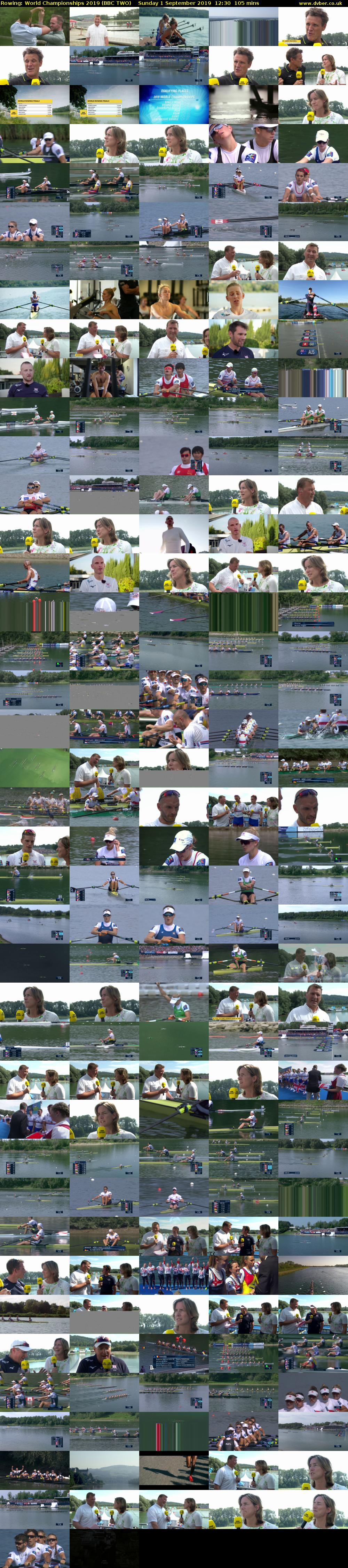 Rowing: World Championships 2019 (BBC TWO) Sunday 1 September 2019 12:30 - 14:15