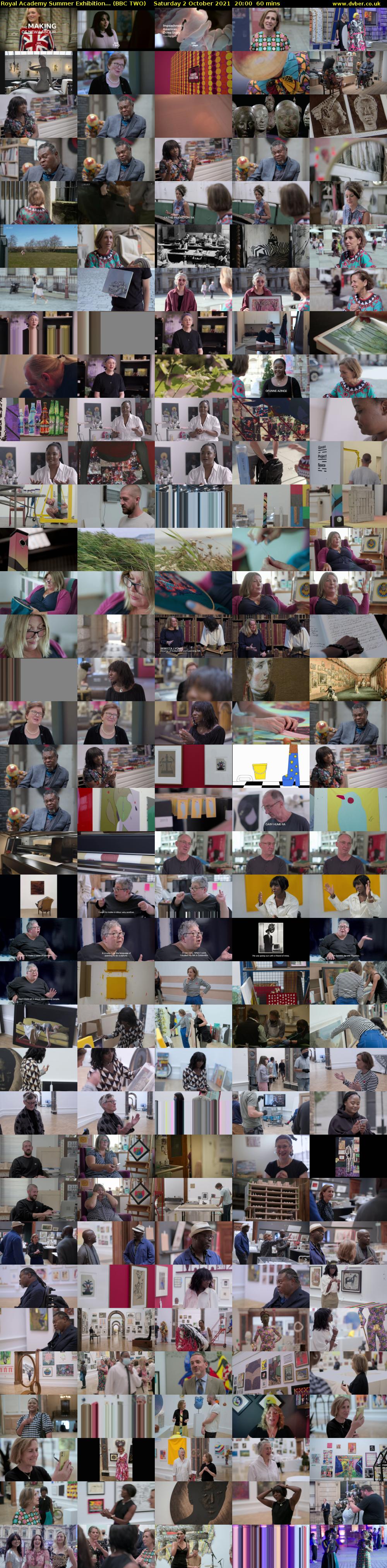 Royal Academy Summer Exhibition... (BBC TWO) Saturday 2 October 2021 20:00 - 21:00