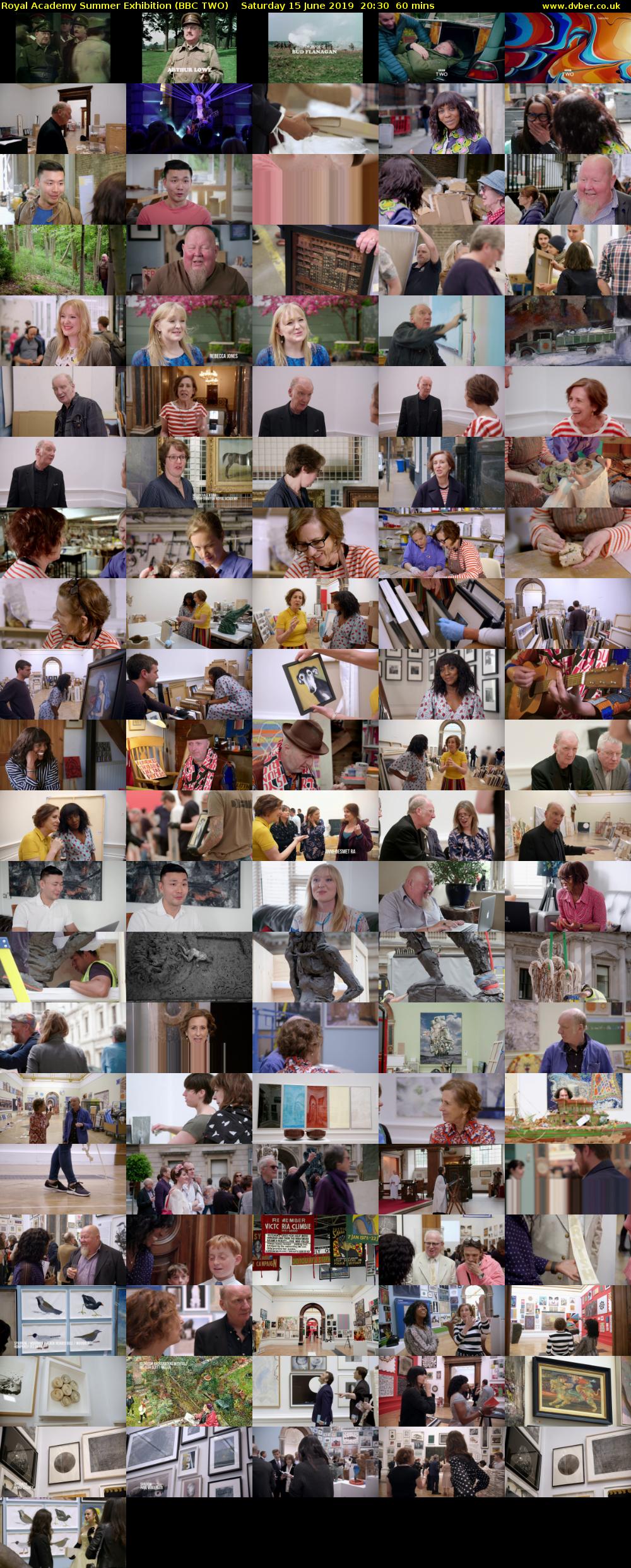 Royal Academy Summer Exhibition (BBC TWO) Saturday 15 June 2019 20:30 - 21:30