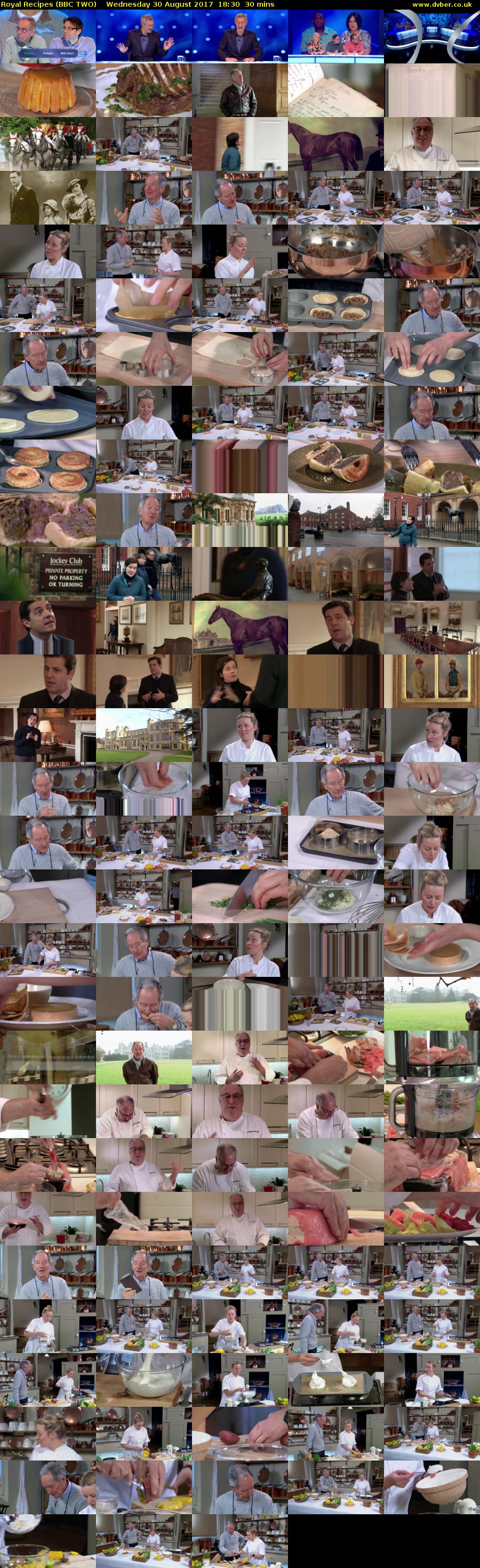 Royal Recipes (BBC TWO) Wednesday 30 August 2017 18:30 - 19:00