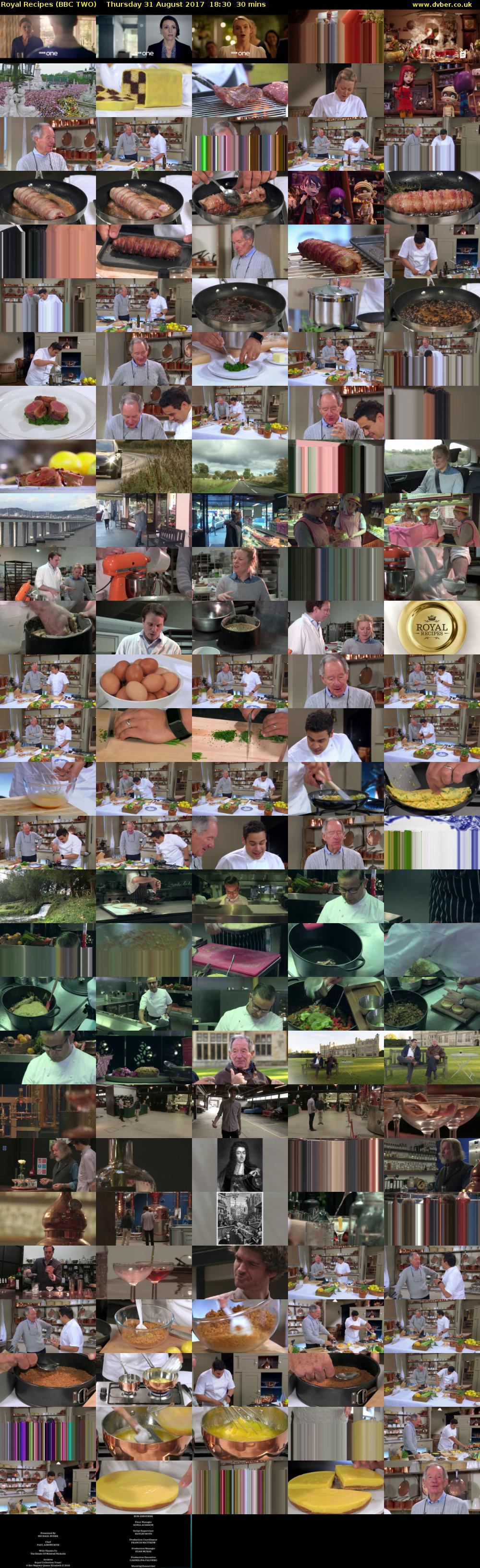 Royal Recipes (BBC TWO) Thursday 31 August 2017 18:30 - 19:00