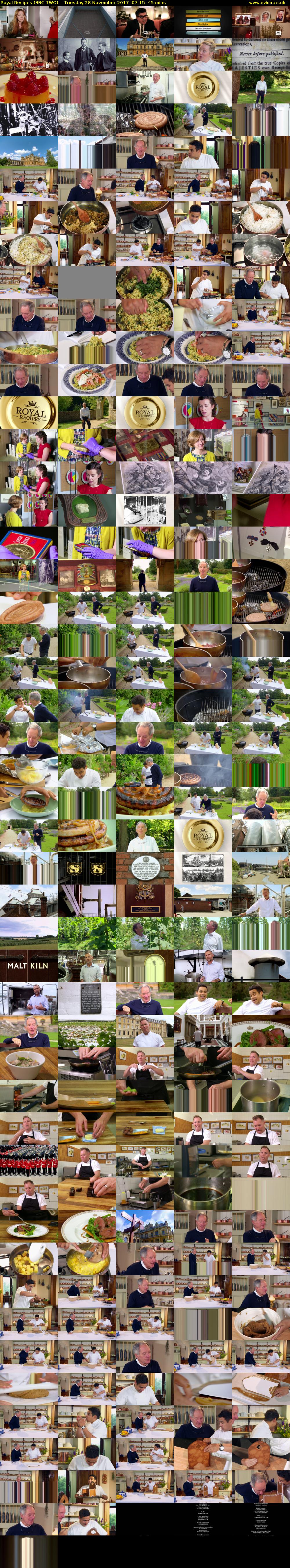 Royal Recipes (BBC TWO) Tuesday 28 November 2017 07:15 - 08:00