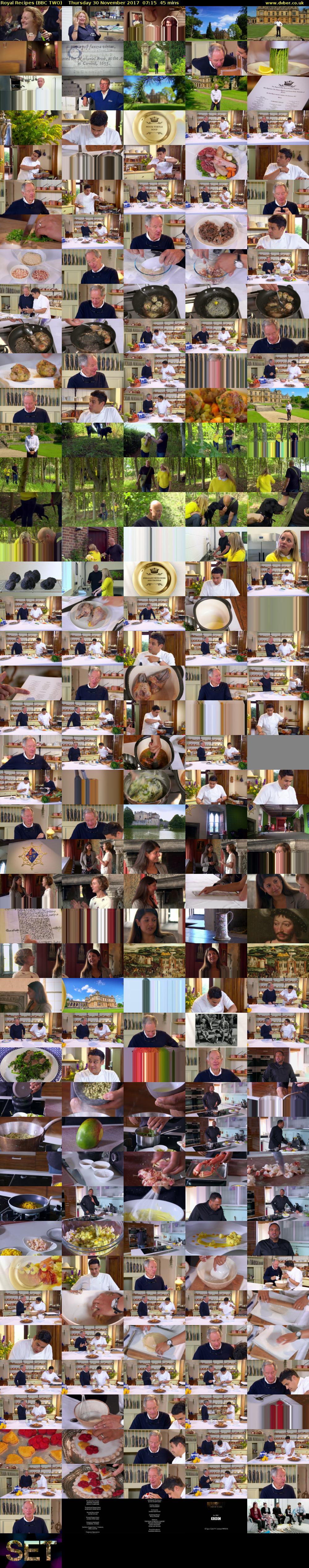 Royal Recipes (BBC TWO) Thursday 30 November 2017 07:15 - 08:00