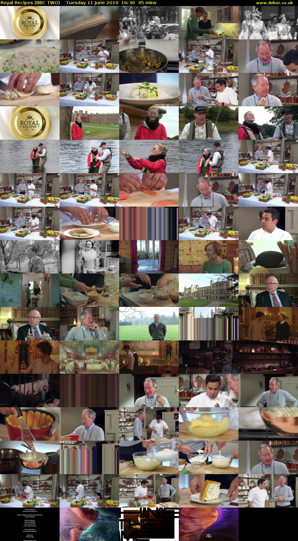 Royal Recipes (BBC TWO) Tuesday 11 June 2019 16:30 - 17:15