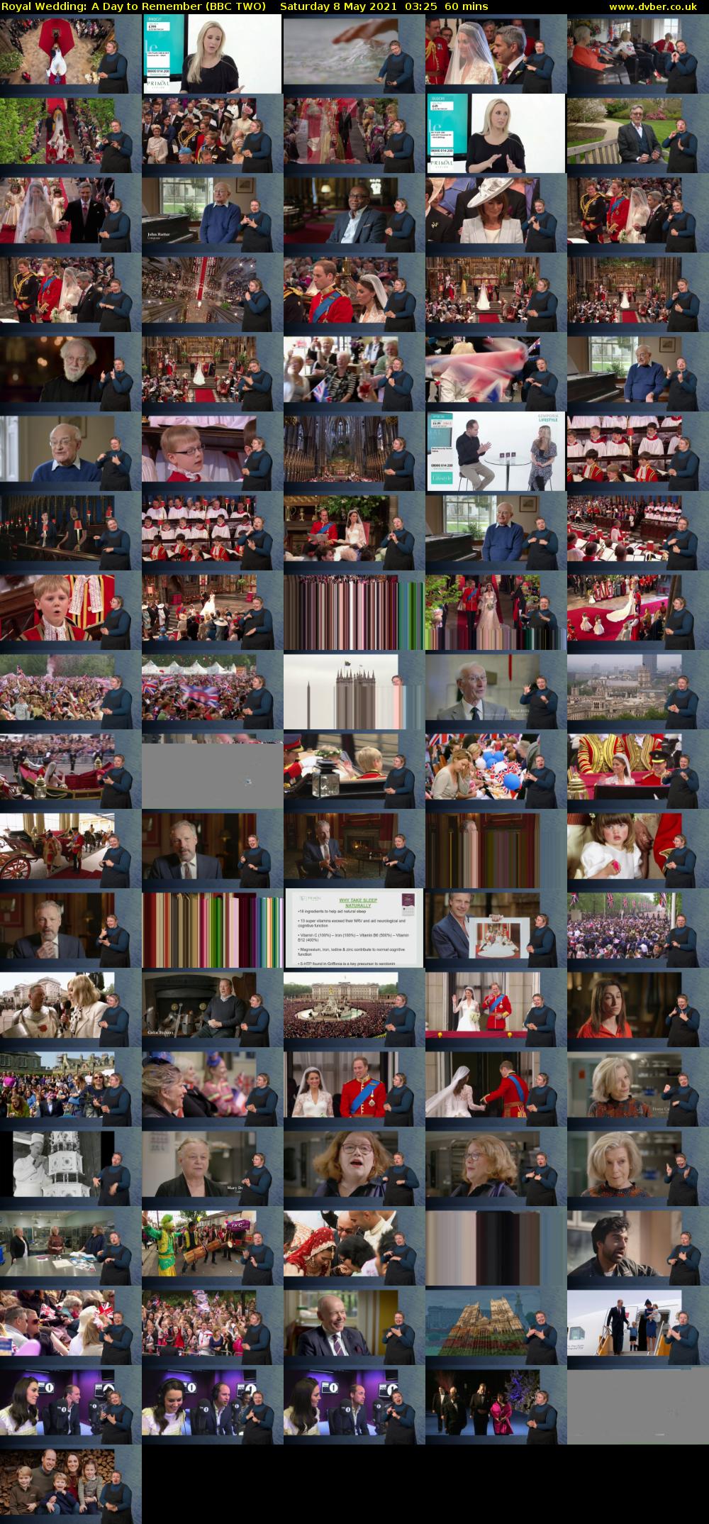 Royal Wedding: A Day to Remember (BBC TWO) Saturday 8 May 2021 03:25 - 04:25