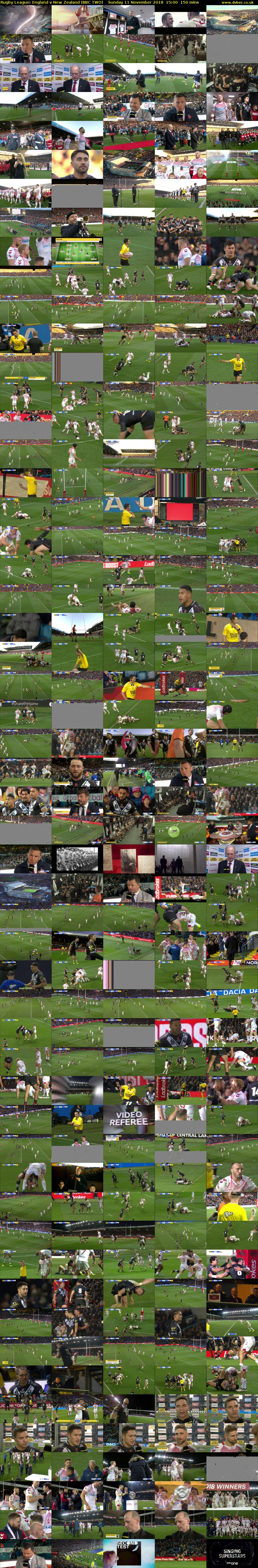 Rugby League: England v New Zealand (BBC TWO) Sunday 11 November 2018 15:00 - 17:30