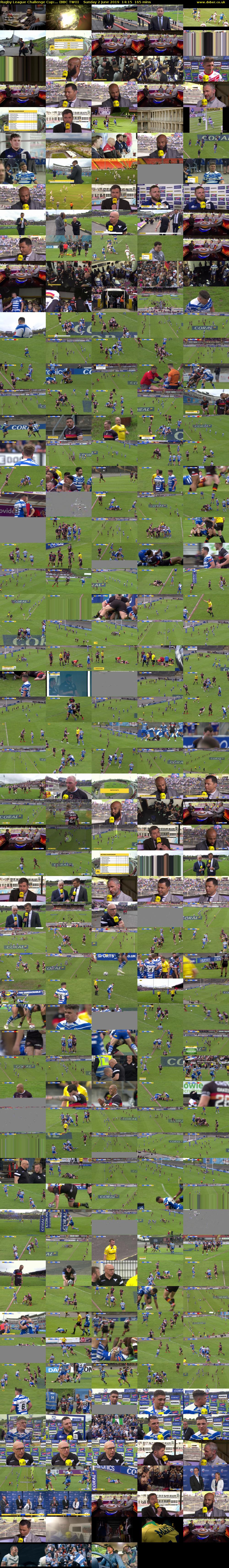 Rugby League Challenge Cup:... (BBC TWO) Sunday 2 June 2019 14:15 - 17:00