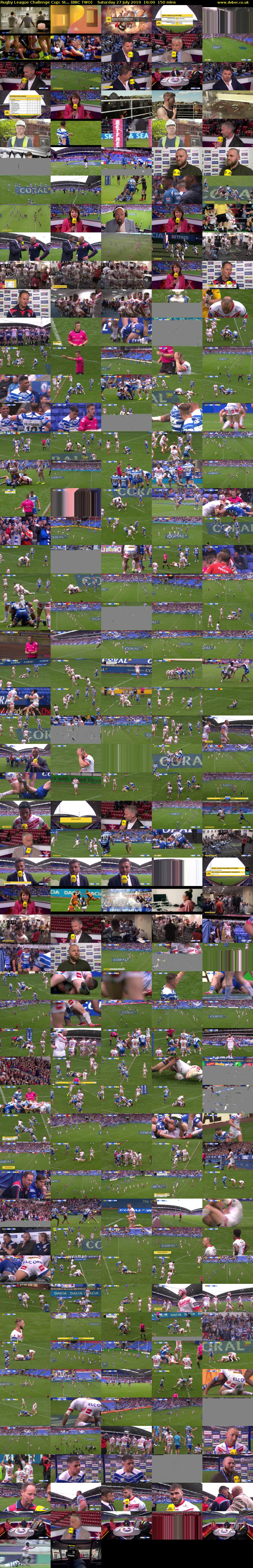 Rugby League Challenge Cup: St... (BBC TWO) Saturday 27 July 2019 16:00 - 18:30