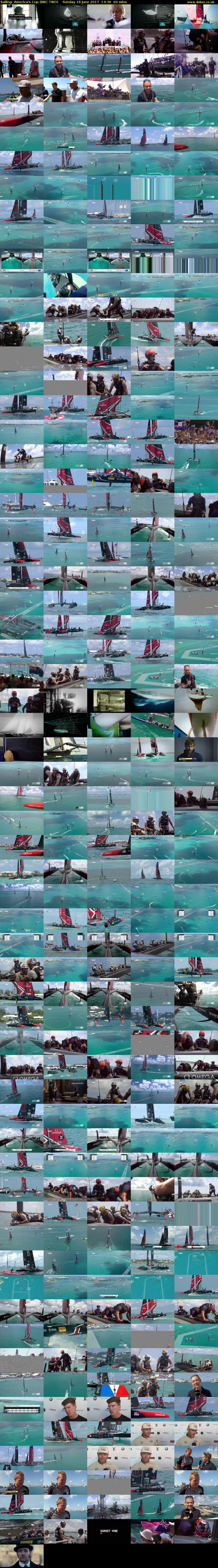 Sailing: America's Cup (BBC TWO) Sunday 18 June 2017 13:30 - 14:30