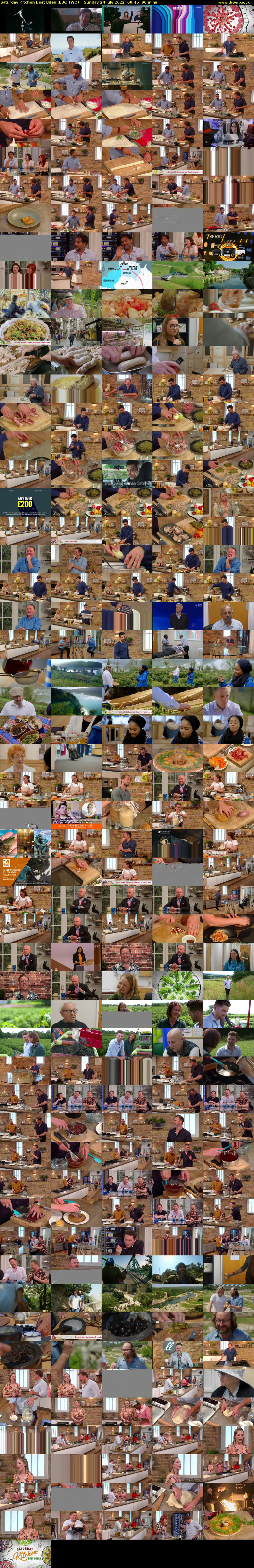 Saturday Kitchen Best Bites (BBC TWO) Sunday 24 July 2022 09:45 - 11:15