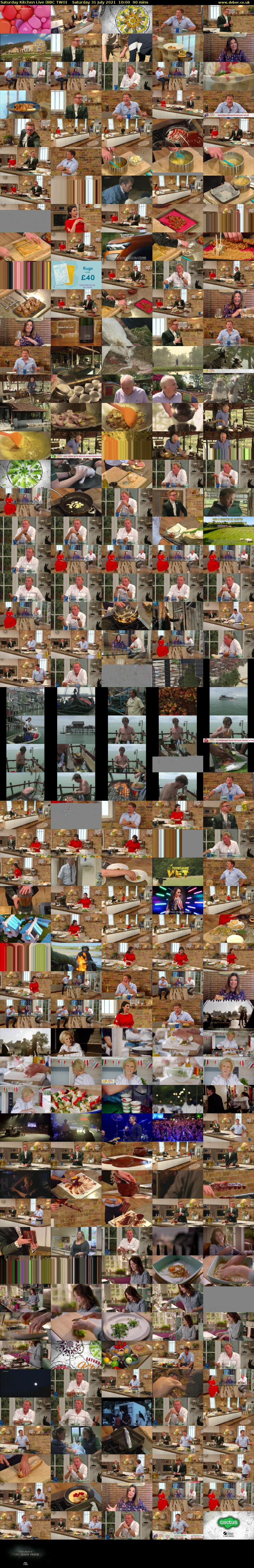 Saturday Kitchen Live (BBC TWO) Saturday 31 July 2021 10:00 - 11:30