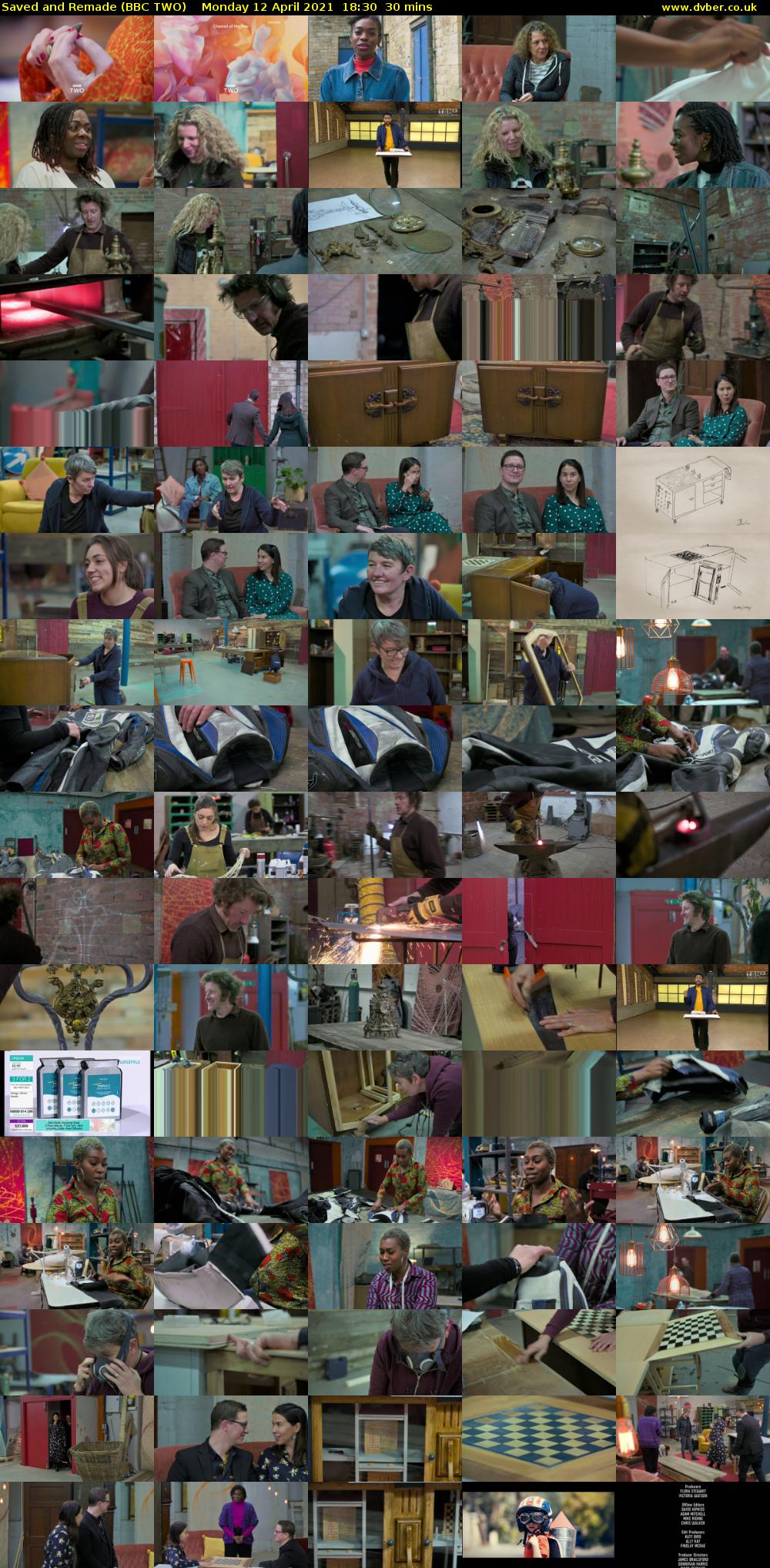 Saved and Remade (BBC TWO) Monday 12 April 2021 18:30 - 19:00