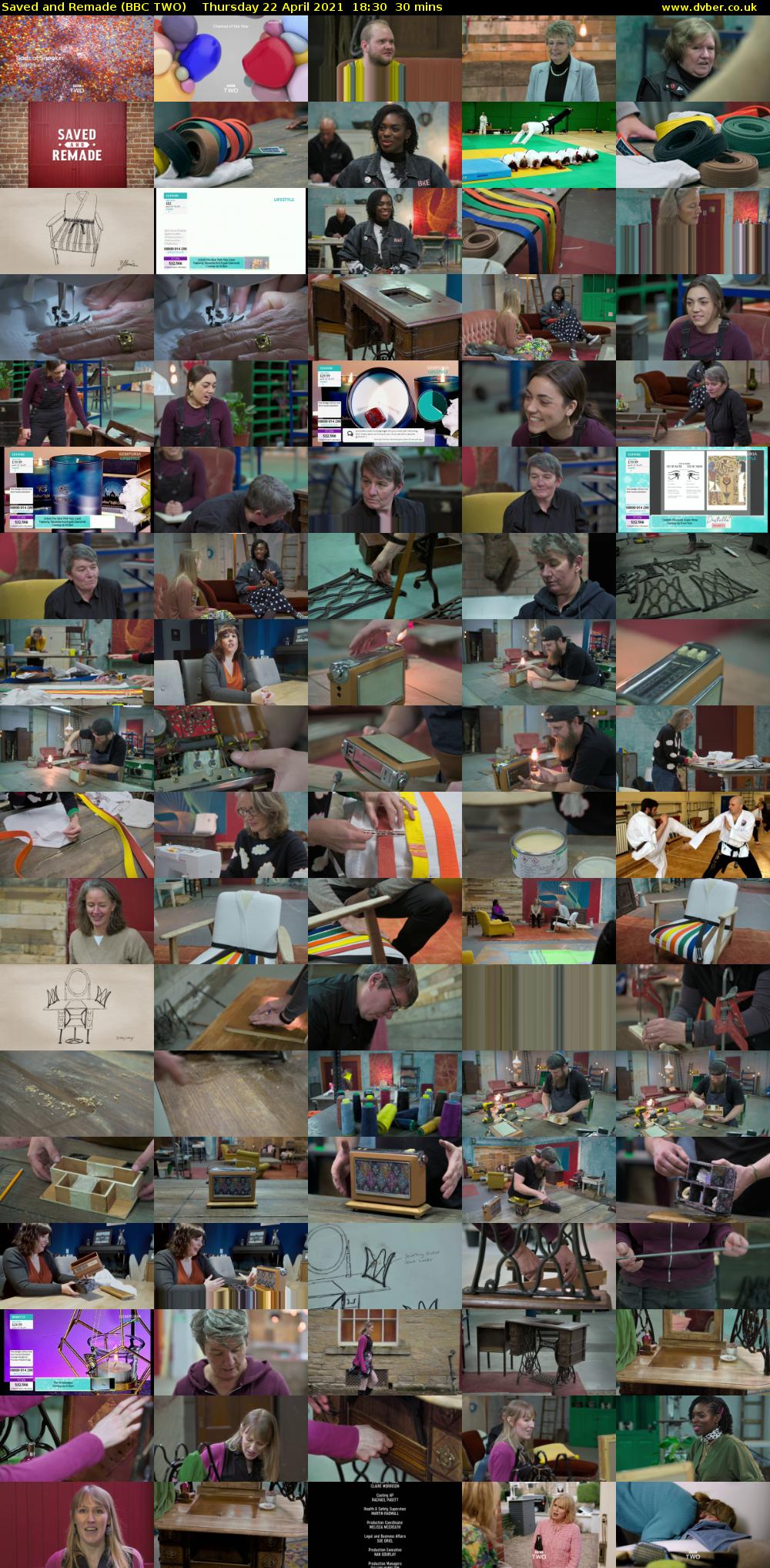 Saved and Remade (BBC TWO) Thursday 22 April 2021 18:30 - 19:00