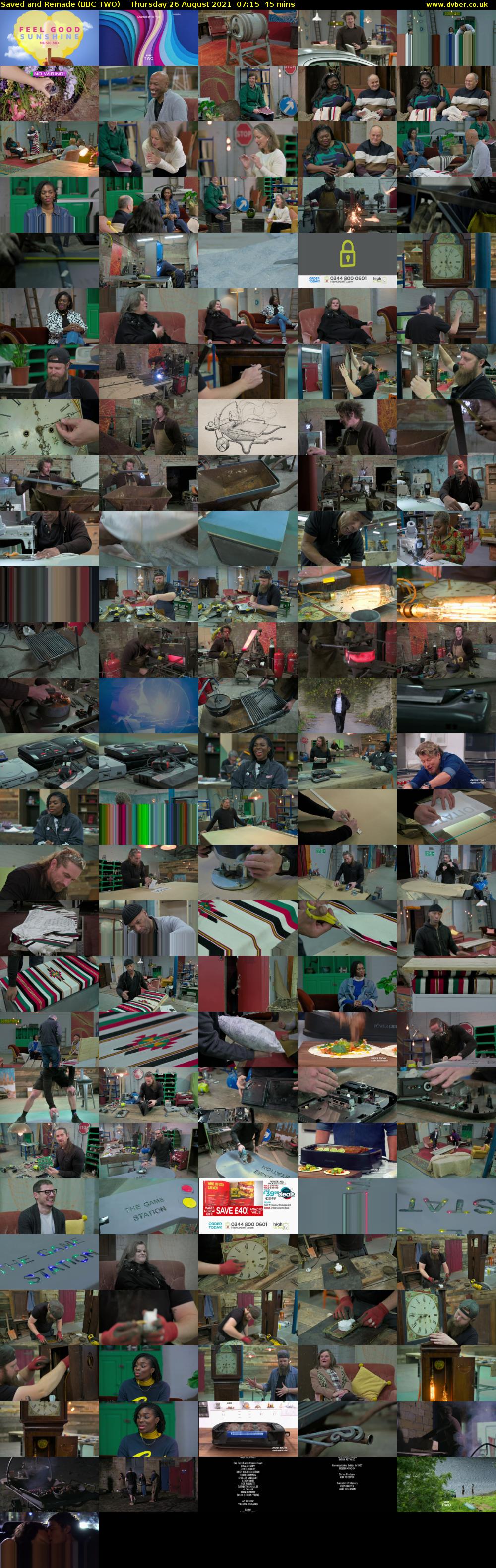 Saved and Remade (BBC TWO) Thursday 26 August 2021 07:15 - 08:00