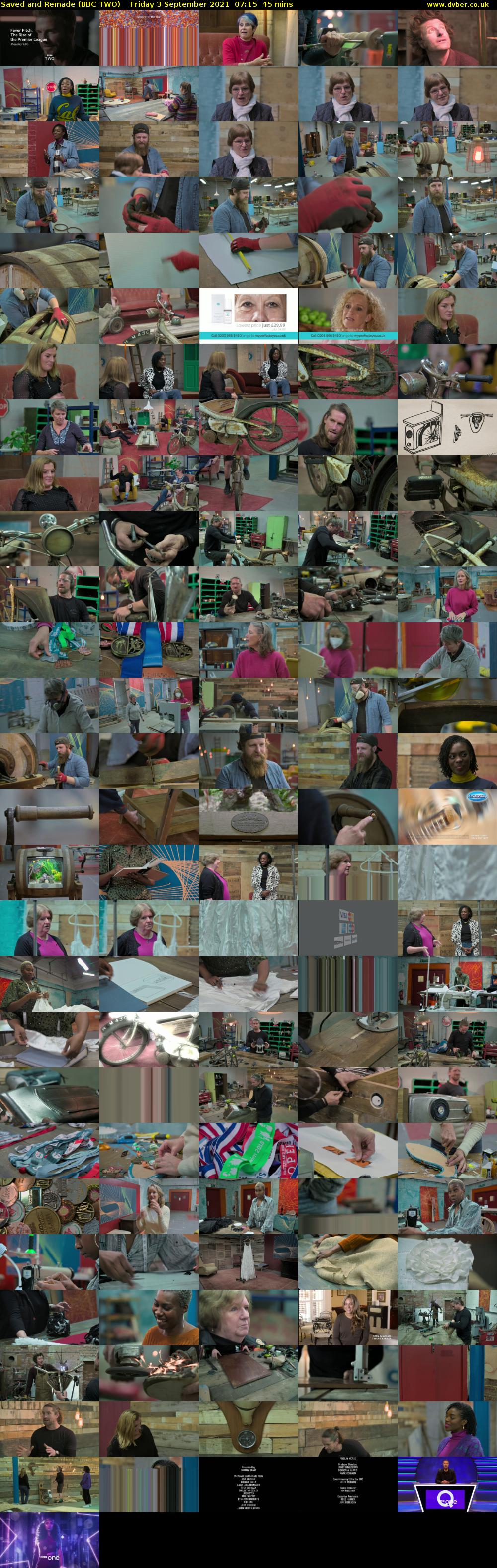 Saved and Remade (BBC TWO) Friday 3 September 2021 07:15 - 08:00