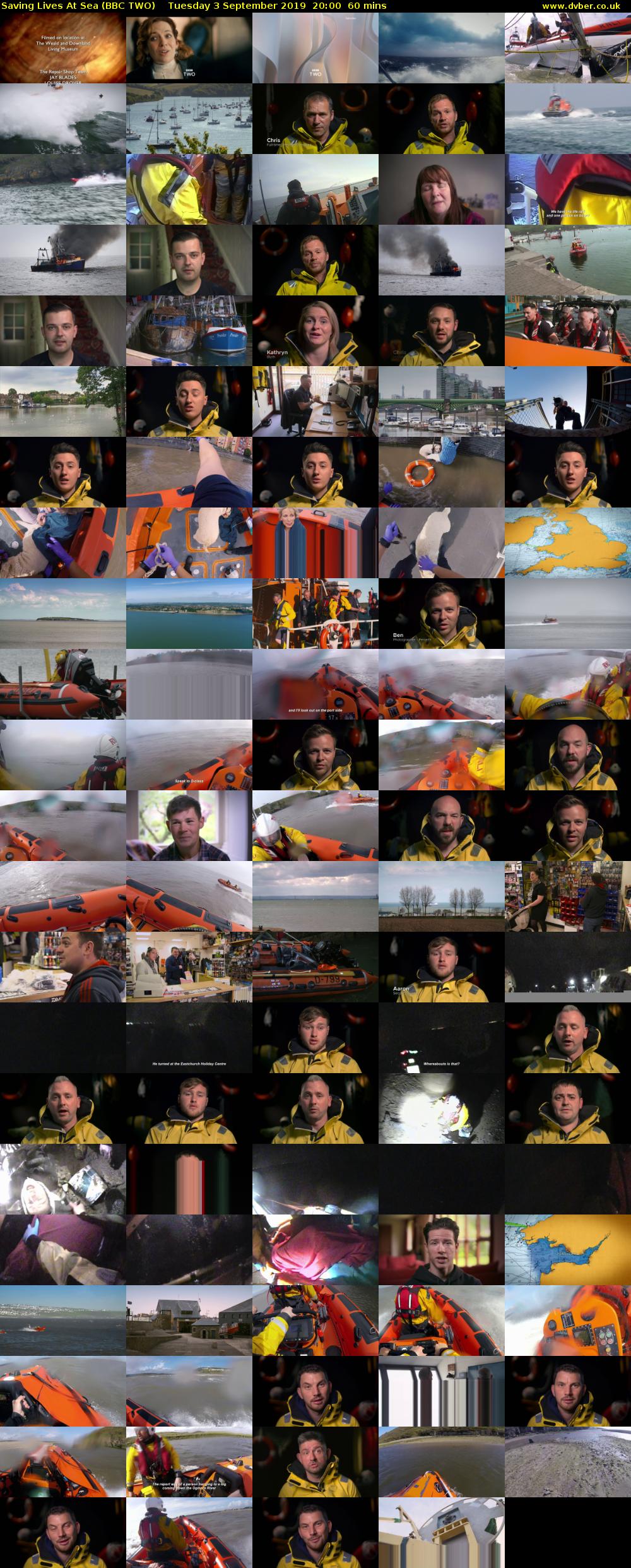 Saving Lives At Sea (BBC TWO) Tuesday 3 September 2019 20:00 - 21:00