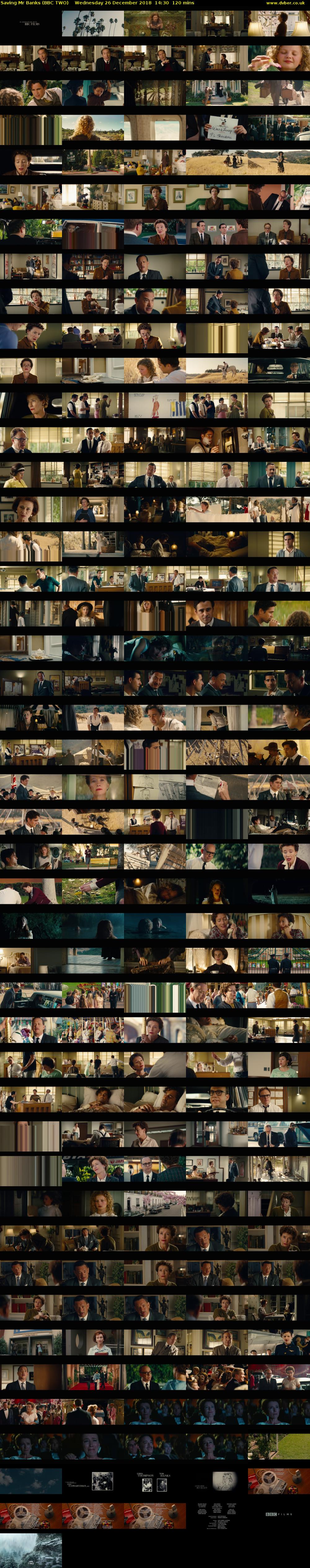Saving Mr Banks (BBC TWO) Wednesday 26 December 2018 14:30 - 16:30