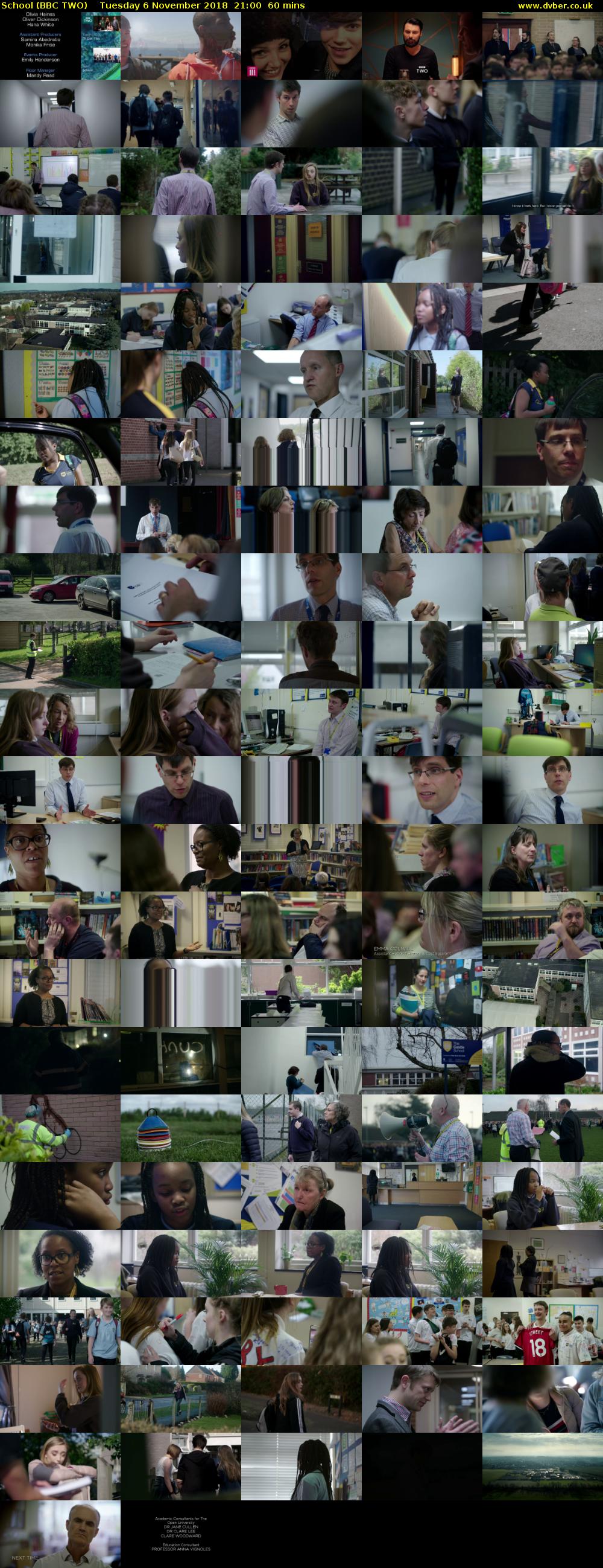 School (BBC TWO) Tuesday 6 November 2018 21:00 - 22:00