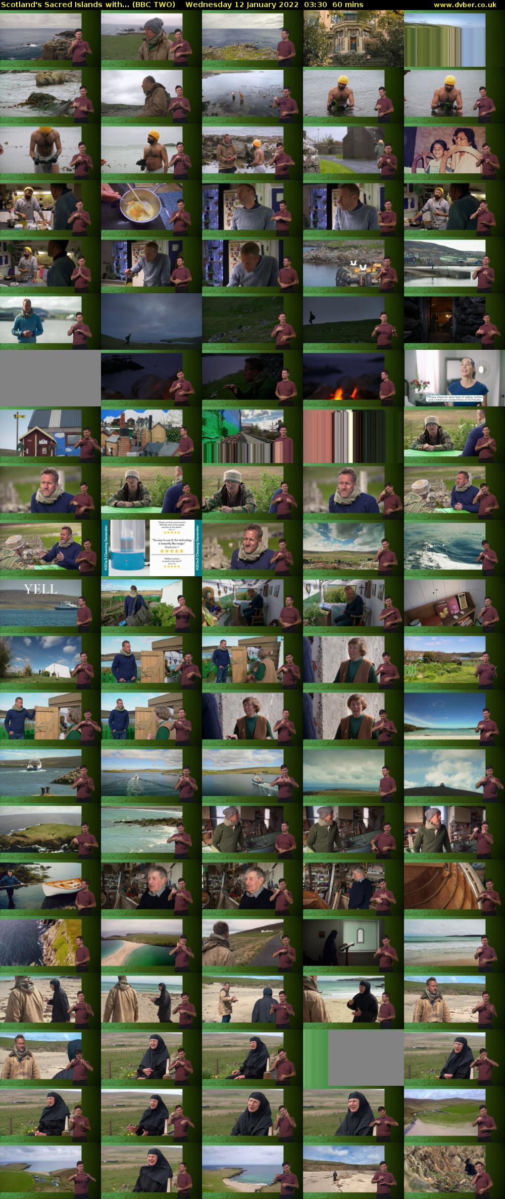 Scotland's Sacred Islands with... (BBC TWO) Wednesday 12 January 2022 03:30 - 04:30