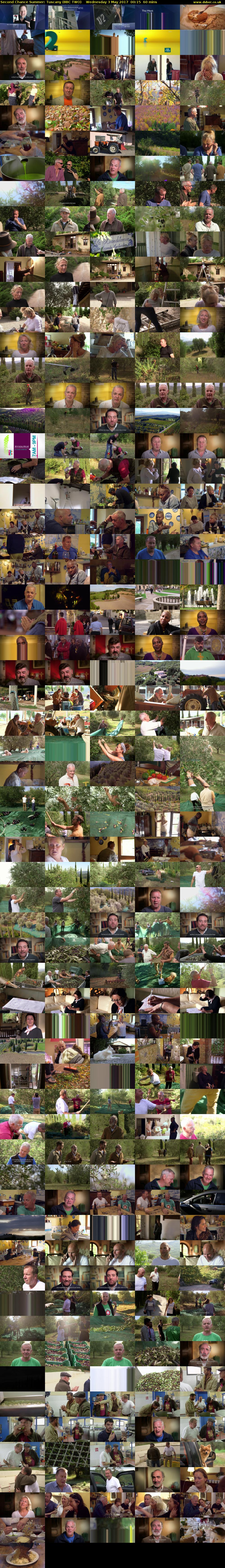Second Chance Summer: Tuscany (BBC TWO) Wednesday 3 May 2017 00:15 - 01:15