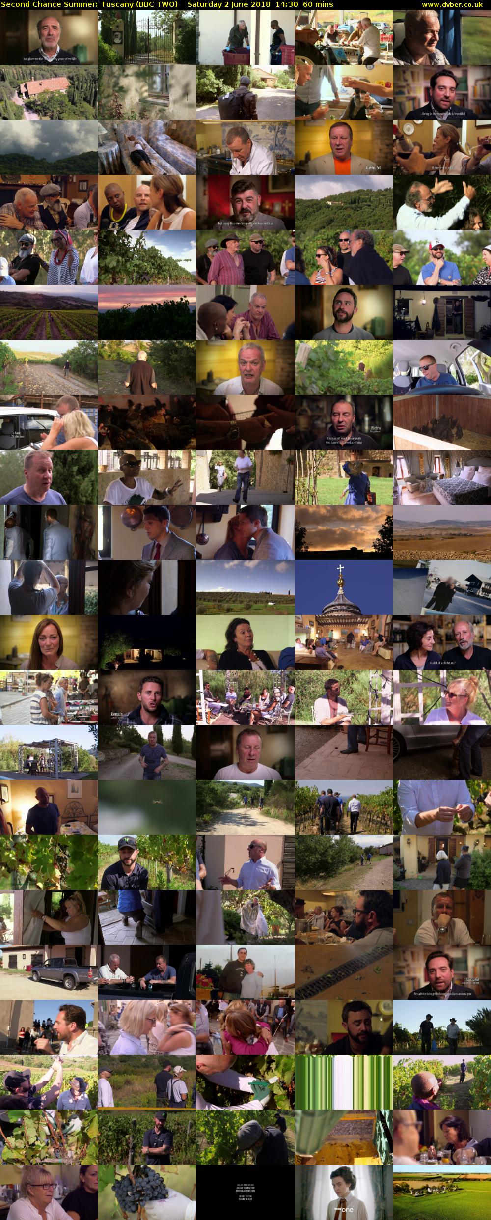 Second Chance Summer: Tuscany (BBC TWO) Saturday 2 June 2018 14:30 - 15:30