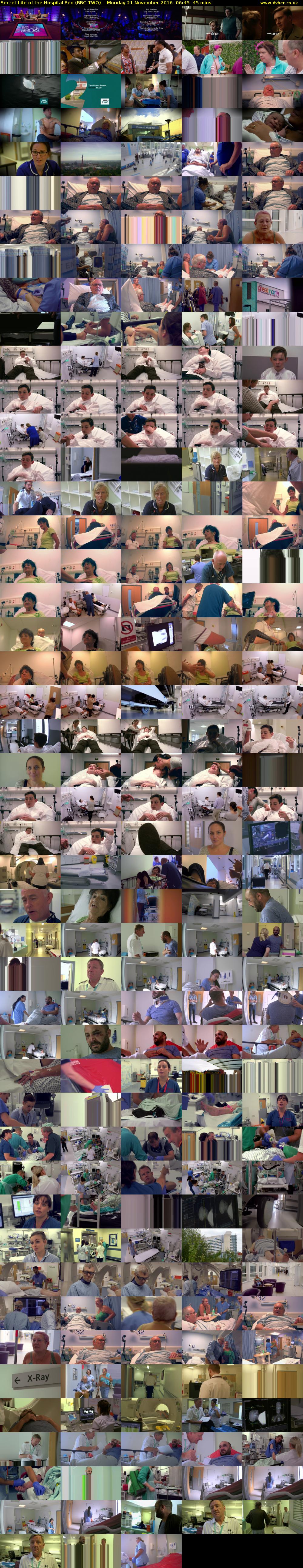 Secret Life of the Hospital Bed (BBC TWO) Monday 21 November 2016 06:45 - 07:30